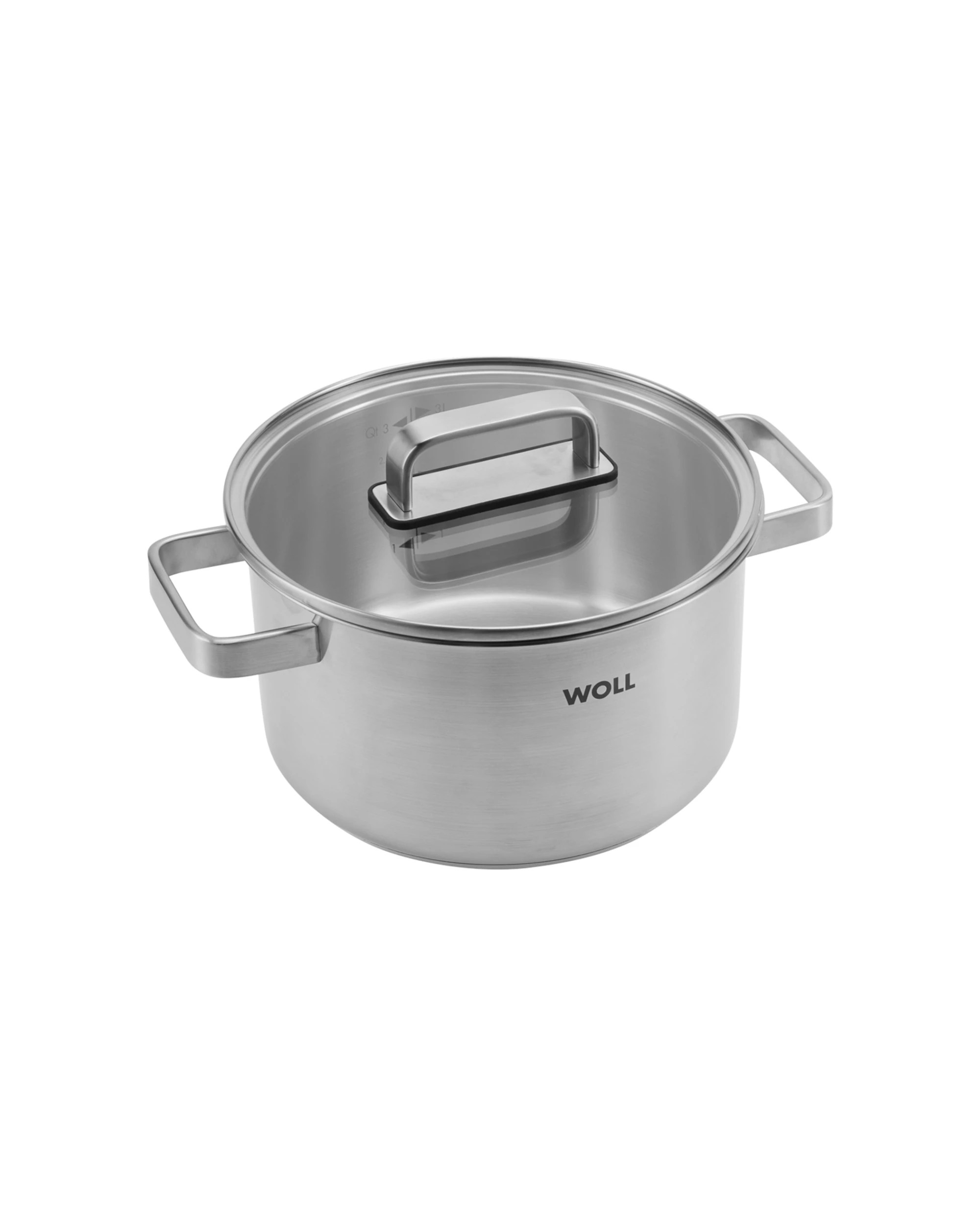 1 Woll Steel Cook Pot With Lid 20cm 3.5L Premium Stainless Steel - Silver, 1 of 3