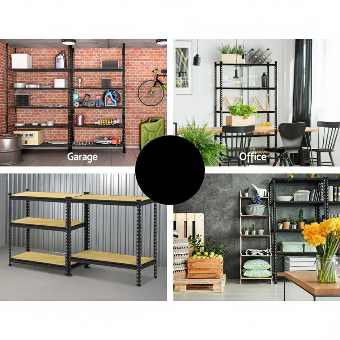4 Giantz 3x1.5M Warehouse Rack Garage Shelving Pallet Racking Storage Steel - Multi, 4 of 4