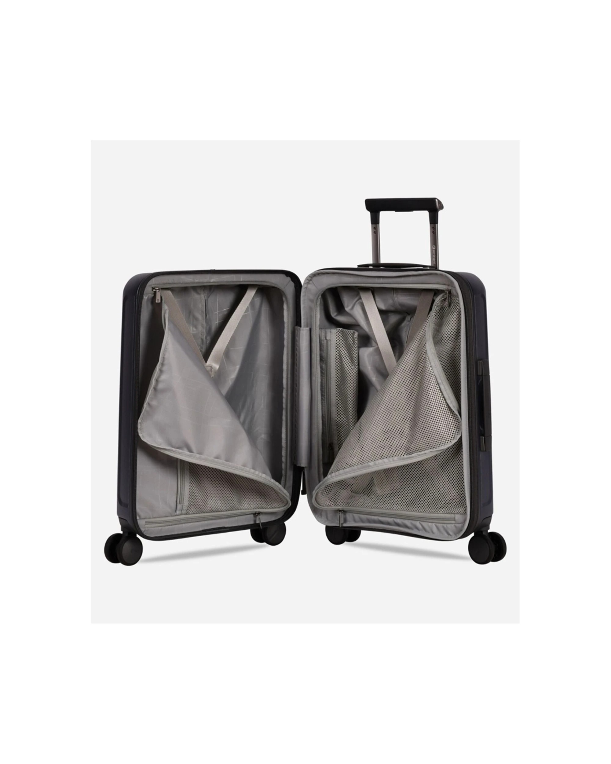 6 Eminent Kapstadt Hard Case Spinner Suitcase Travel Luggage Bag 55cm - Black, 6 of 6