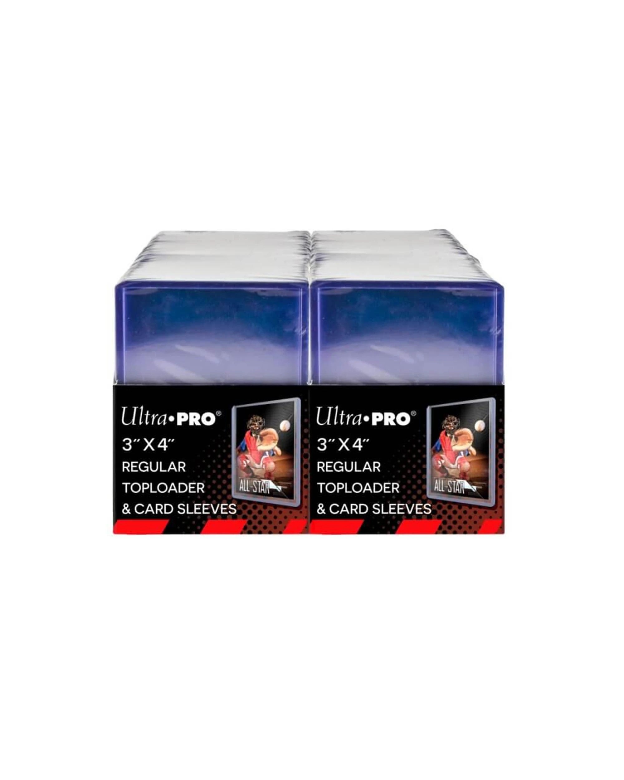 2 Ultra Pro 3 inch x 4 inch 35PT Toploader and Card Sleeve 200 Pack - Clear, 2 of 3
