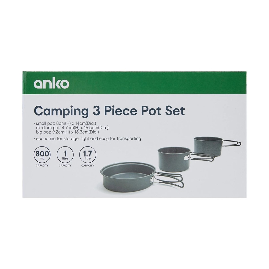 10 3 Piece Pot Set, 10 of 10