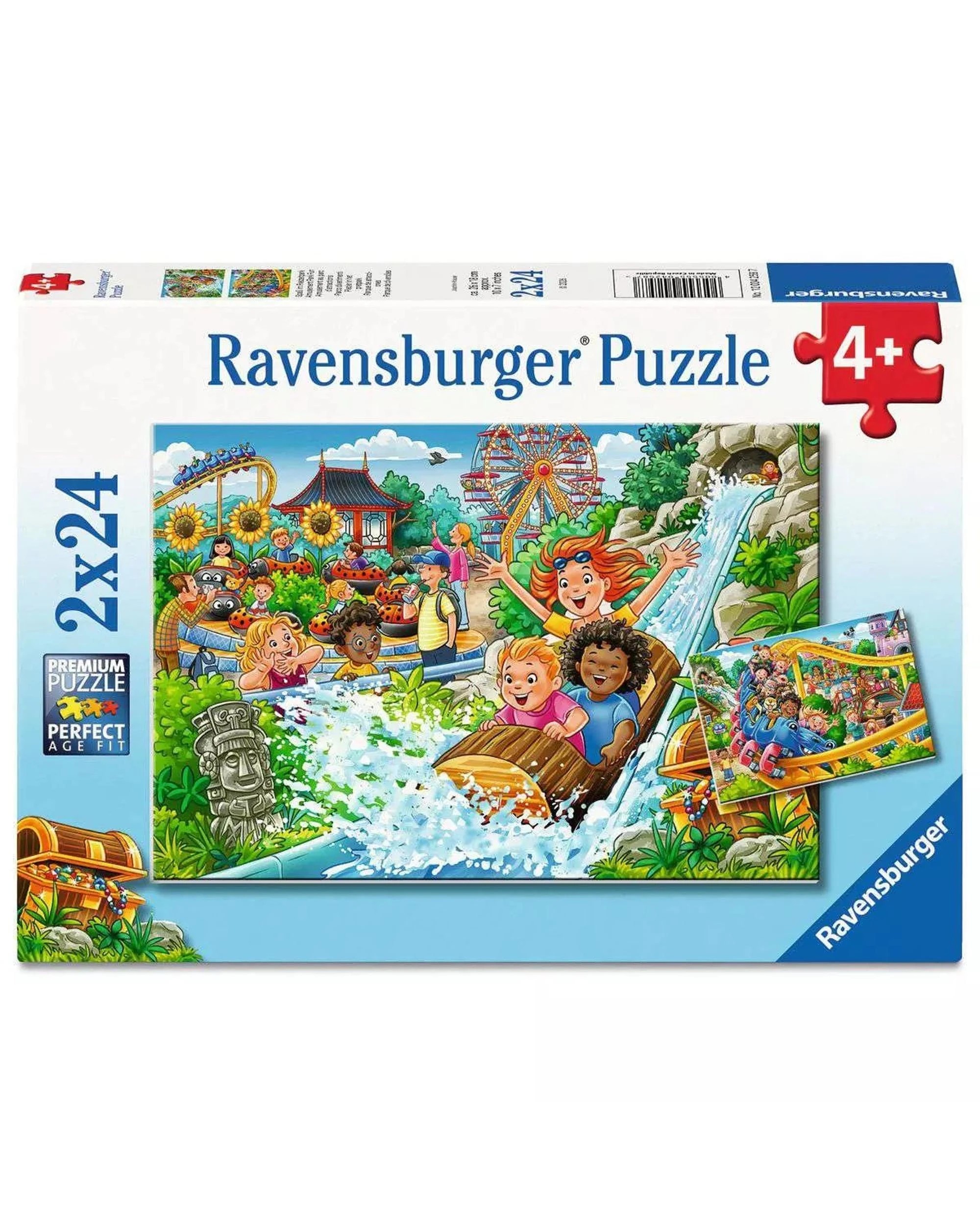 1 Ravensburger Amusement Park 2 x 24 Piece Jigsaw Puzzle 2 Pack, 1 of 5