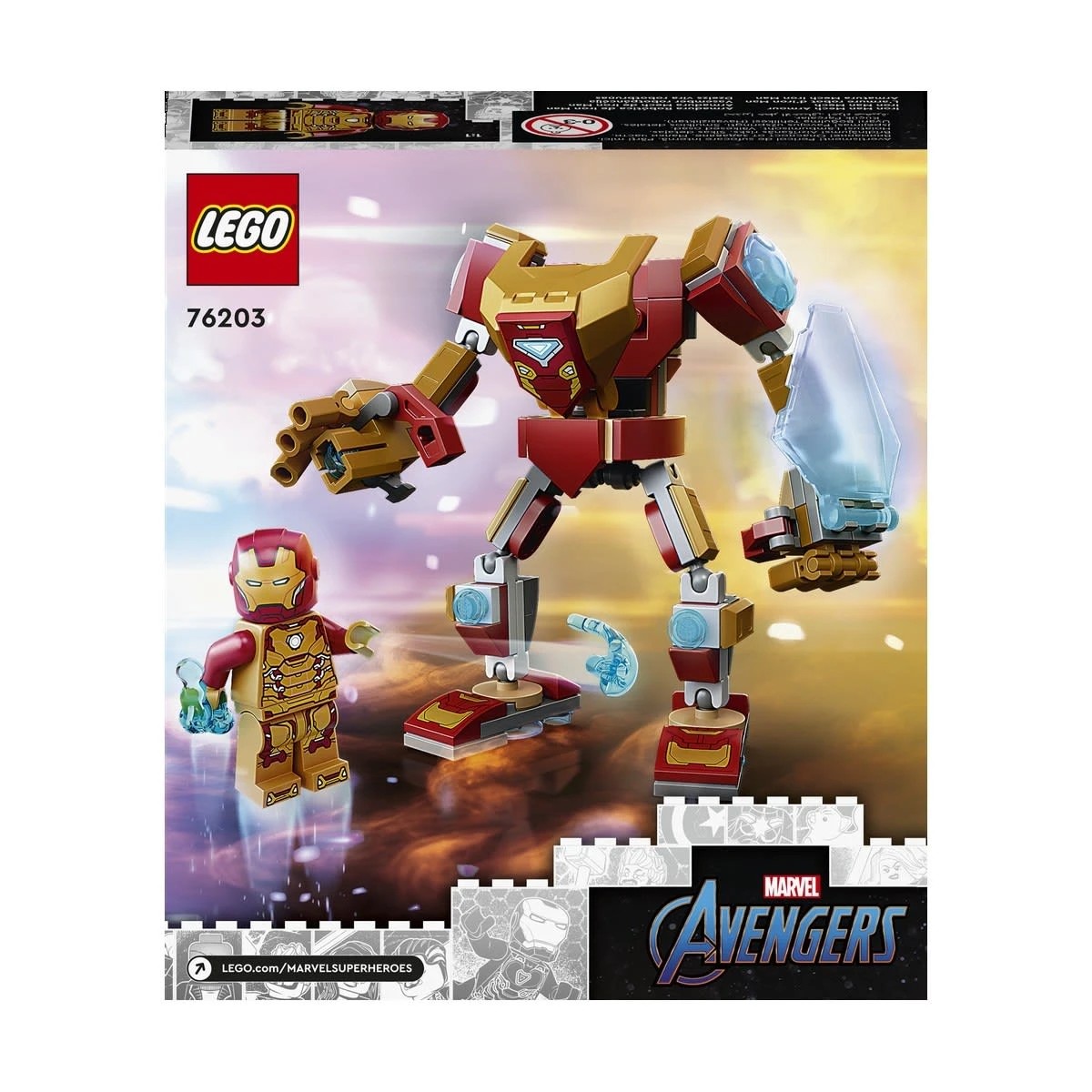 9 Marvel Avengers Movie 4 Iron Man Mech Armour 76203, 9 of 9