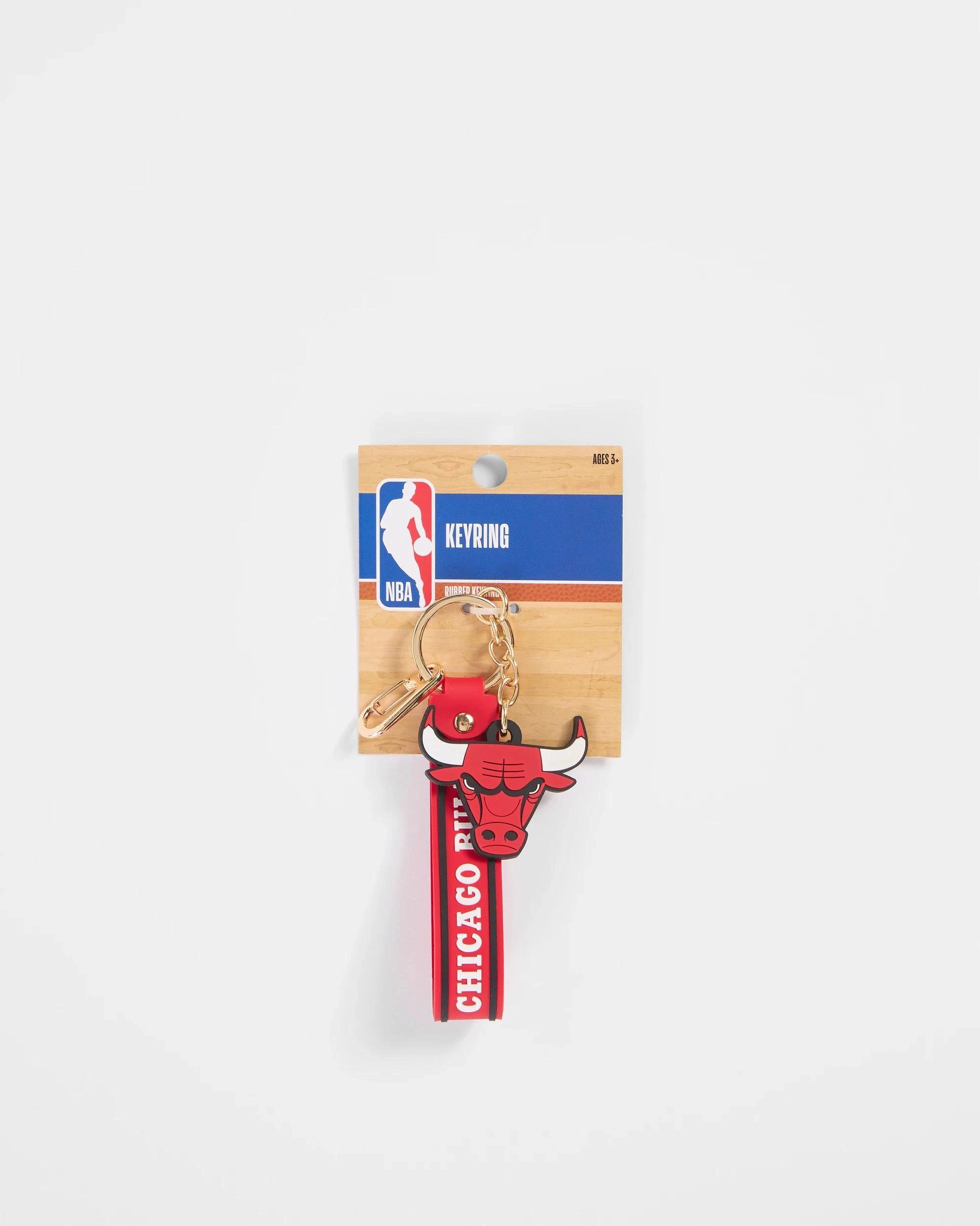1 Kids NBA Chicago Bulls Keychain RED, 1 of 2