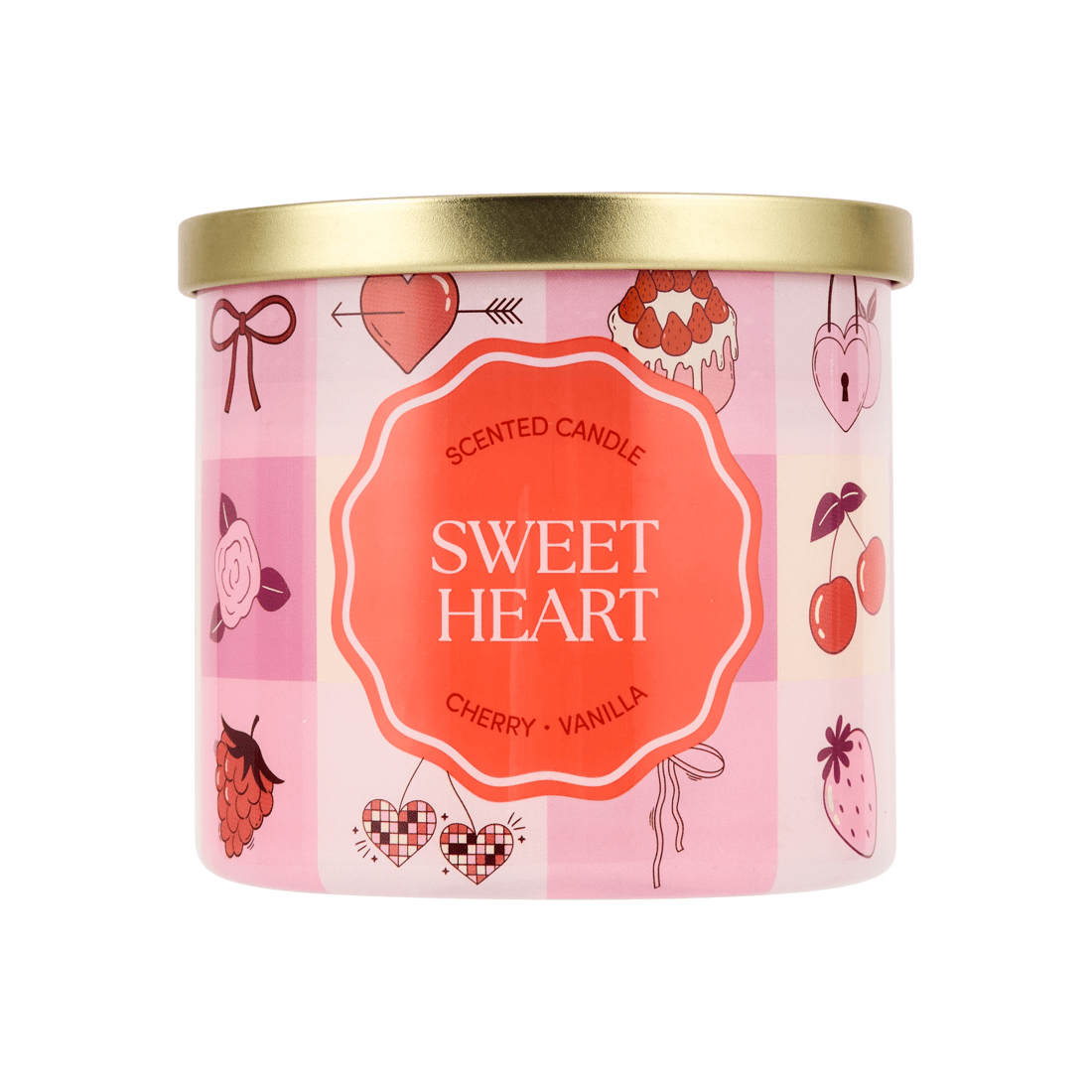 1 Graphic Sweet Heart Candle, 1 of 5