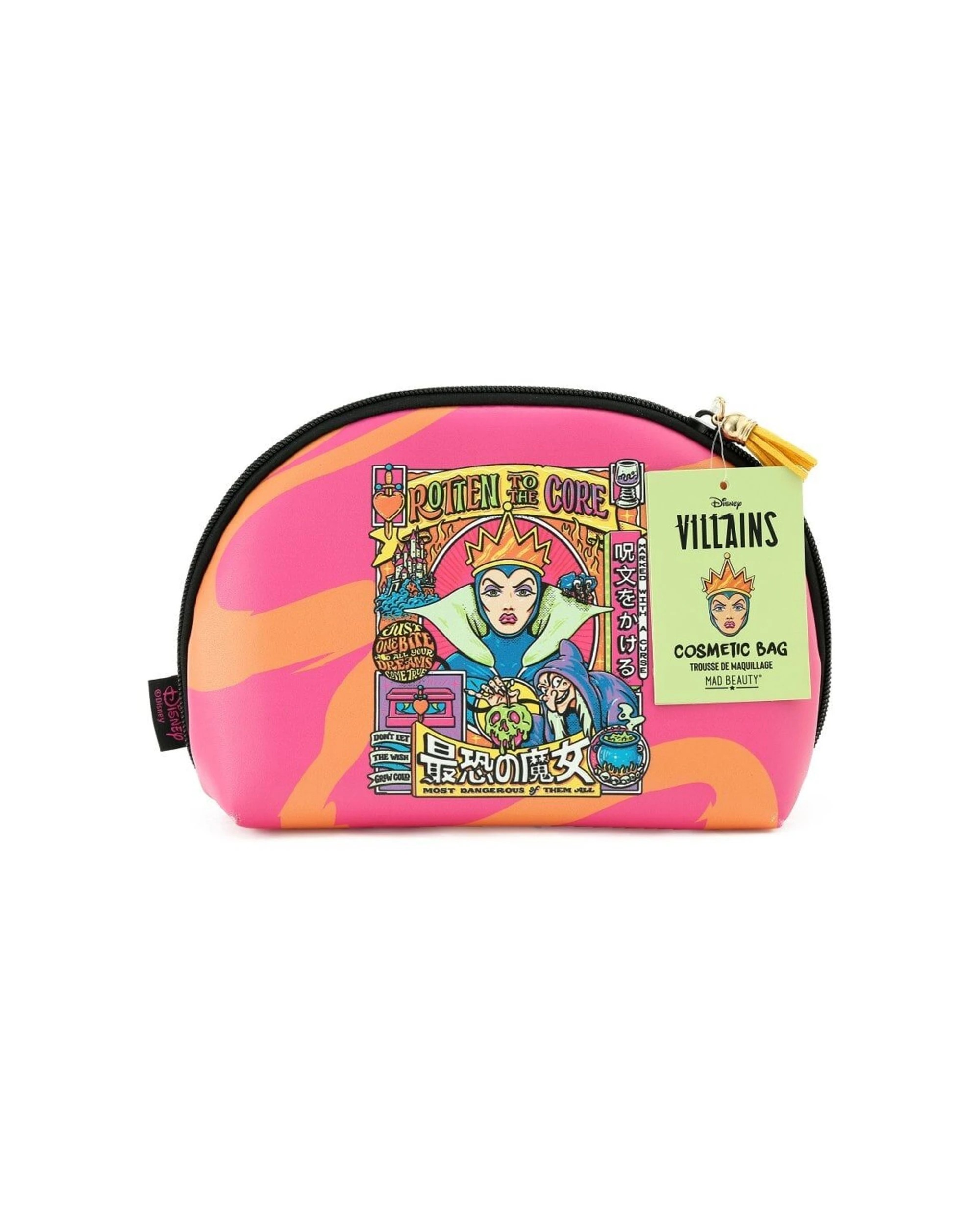 2 Disney Wicked Villains Evil Queen Cosmetic Makeup Storage Bag 2PK - Pink, 2 of 3