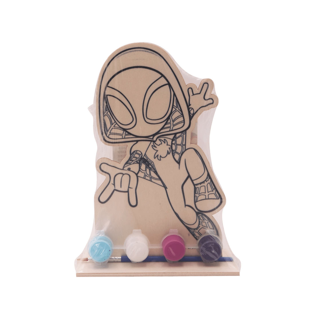 3 Spidey And His Amazing Friends Paint Your Own Wooden Character - Assorted*
 - Natural, 3 of 3