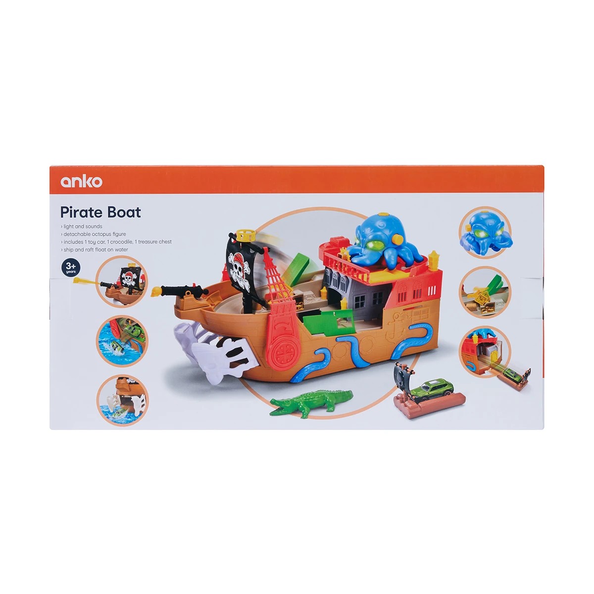 10 Pirate Boat Playset, 10 of 10