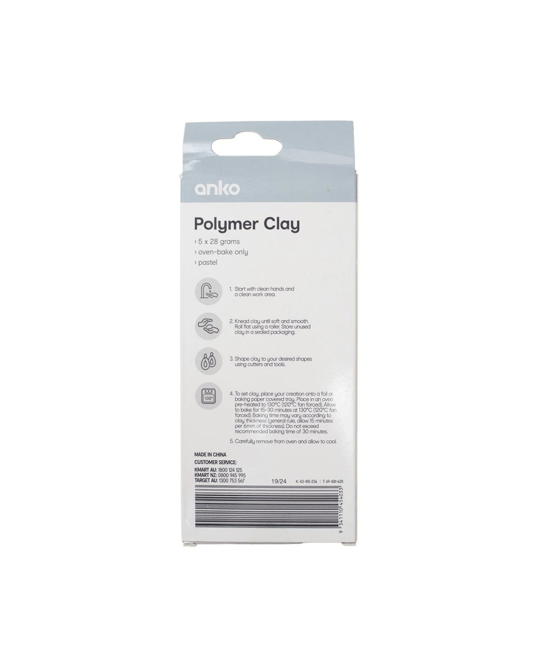 3 5 Pack Polymer Clay - Pastel, 3 of 3