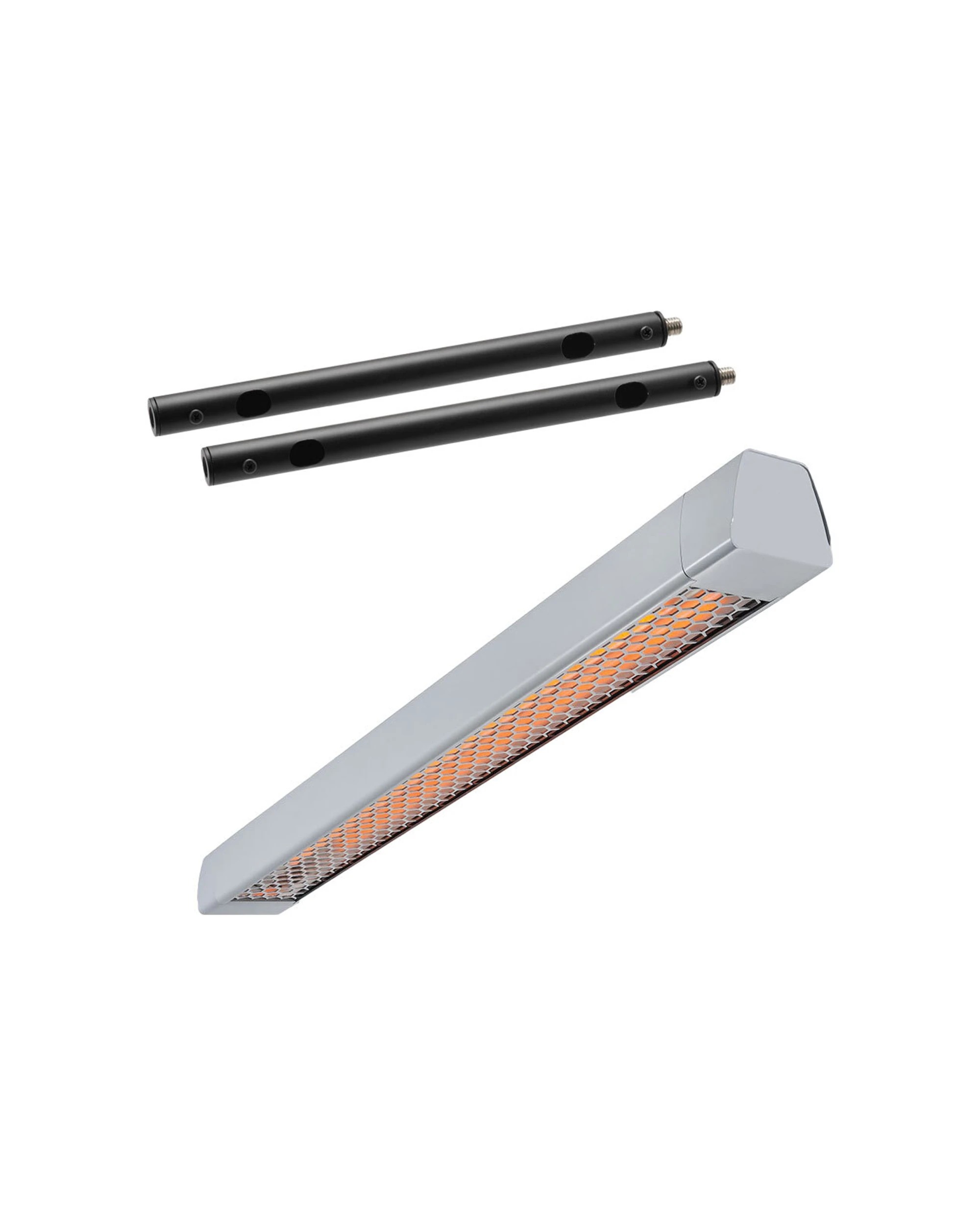 1 Heatstrip 2200W 9.2A 60Hz IPX5 Intense Heater 2pc 30cm Ext Mount Poles - Multi, 1 of 6