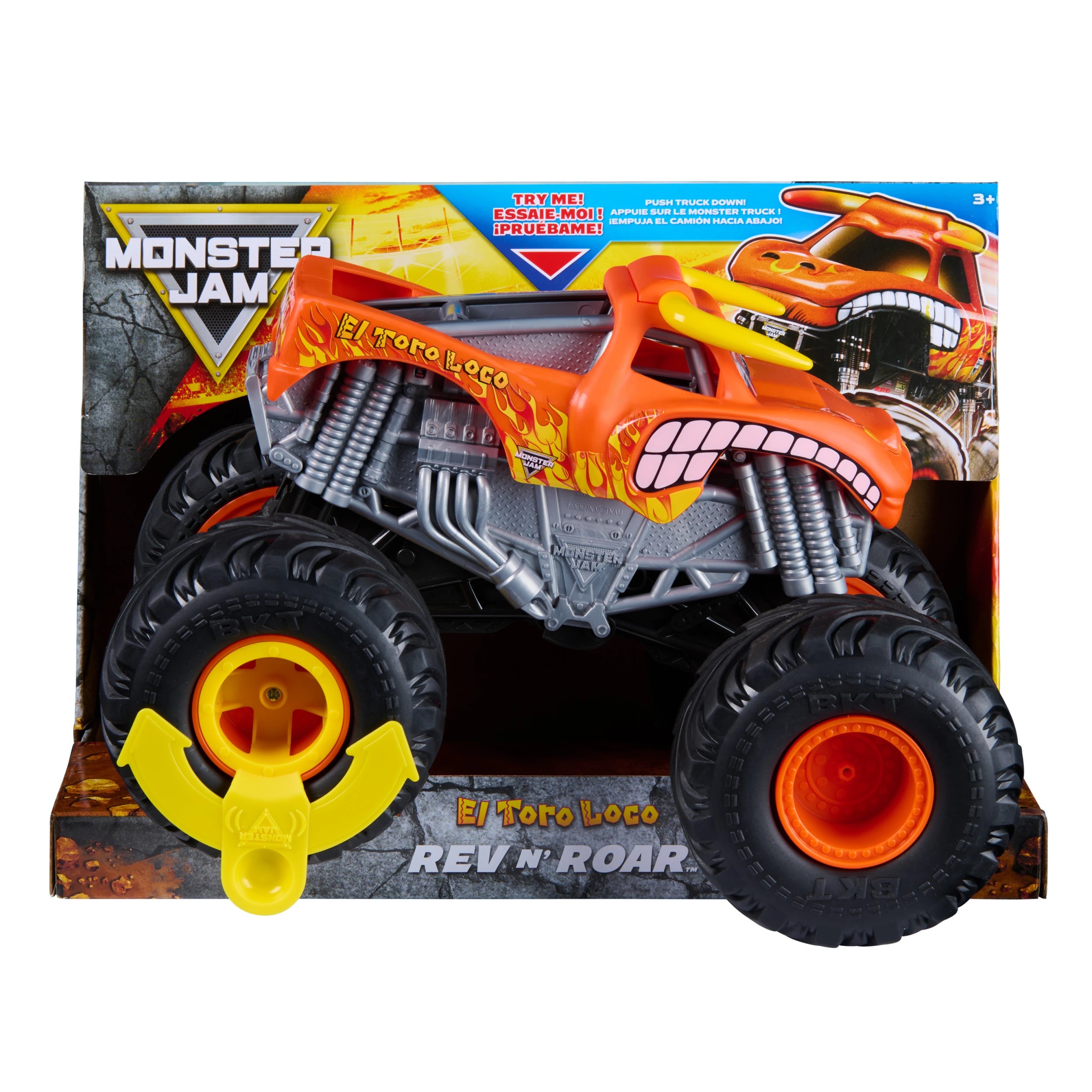 1 Monster Jam Official El Toro Loco Rev N' Roar Monster Truck, 1 of 7