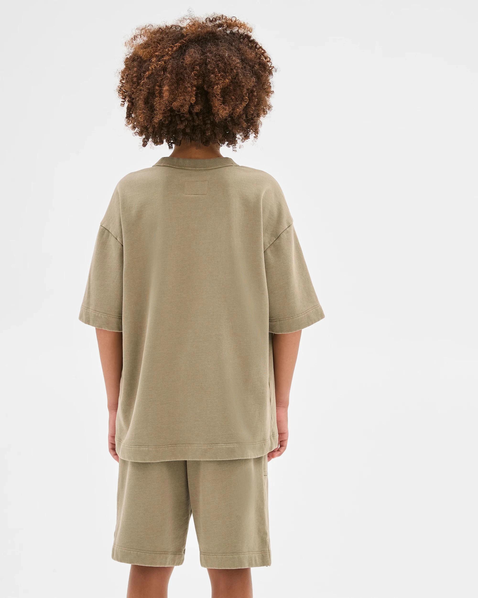 5 Target Kids Australian Cotton Blend Oversized Washed T-Shirt GREEN, 5 of 7