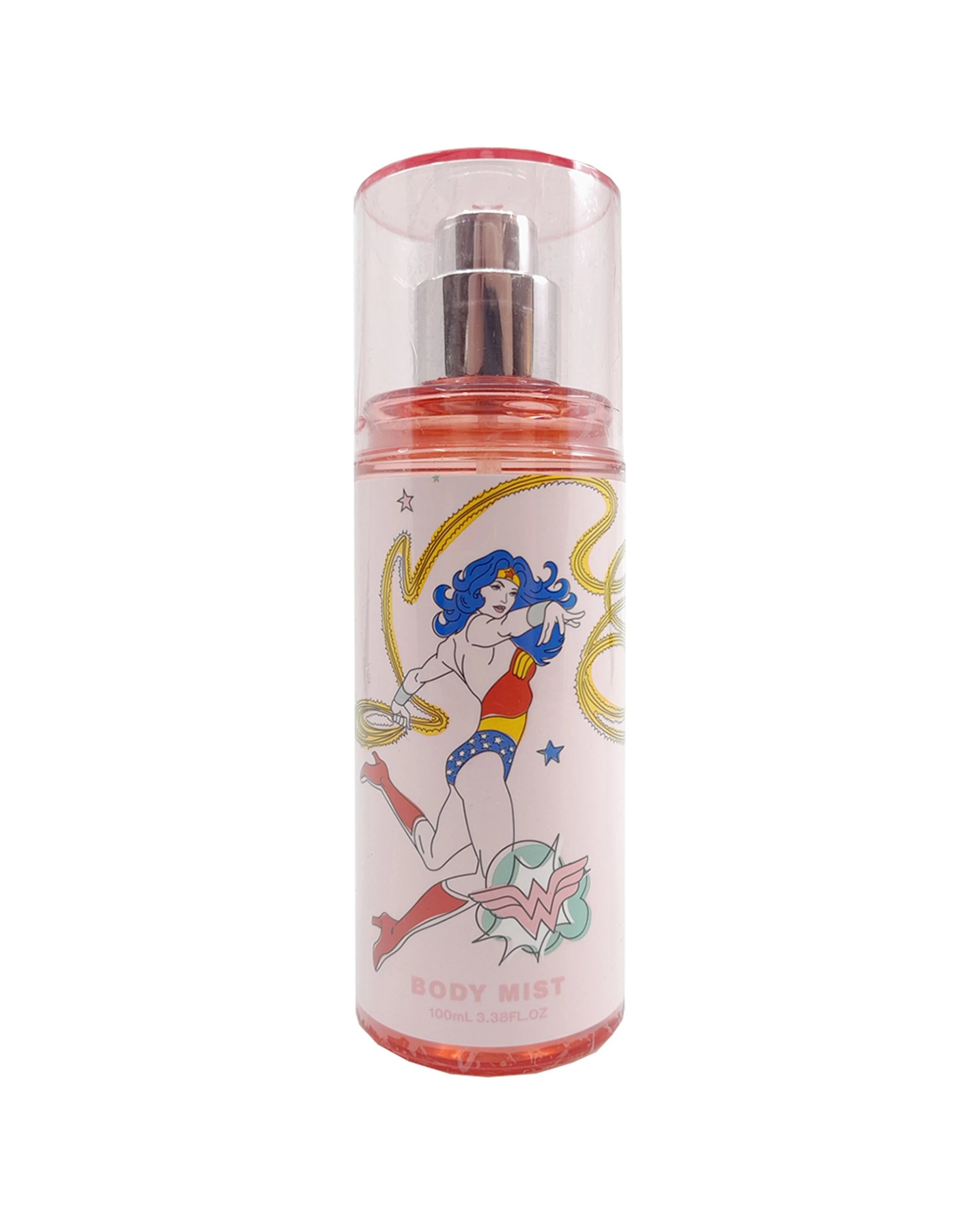 2 WONDER WOMAN 2x 100ml Body Mist Pleasant Fragrant Kids - Pink, 2 of 2