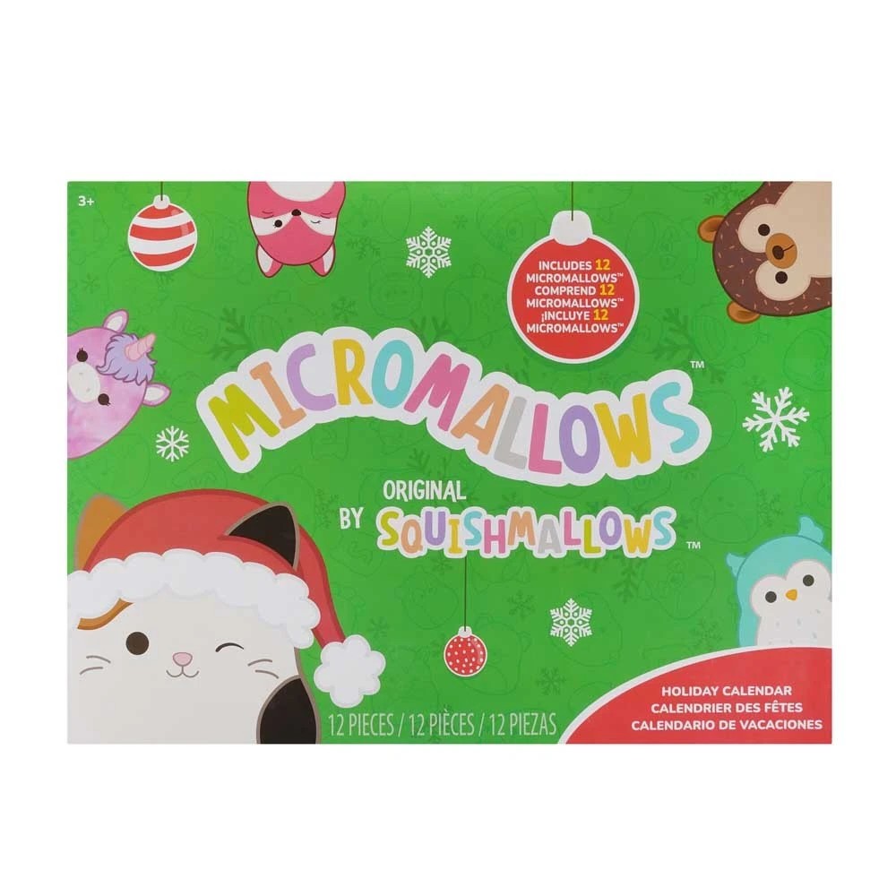 2 Squishmallows 2.5" Plushies XMas Advent Calendar - 12 Pack - Multi, 2 of 3
