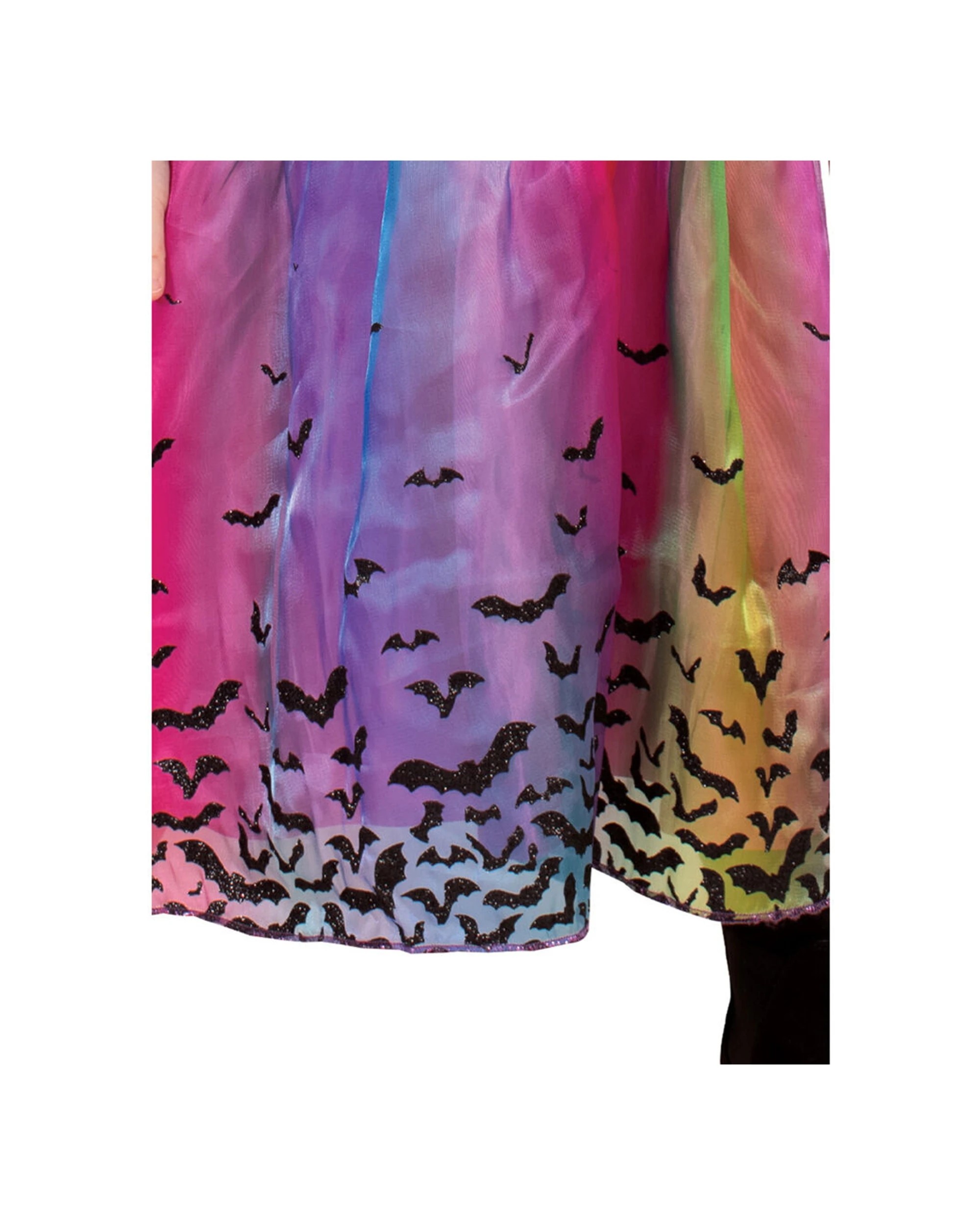 4 Rubies Rainbow Colour Magic Witch Deluxe Kids Dress Up Costume Size M - Multi, 4 of 4