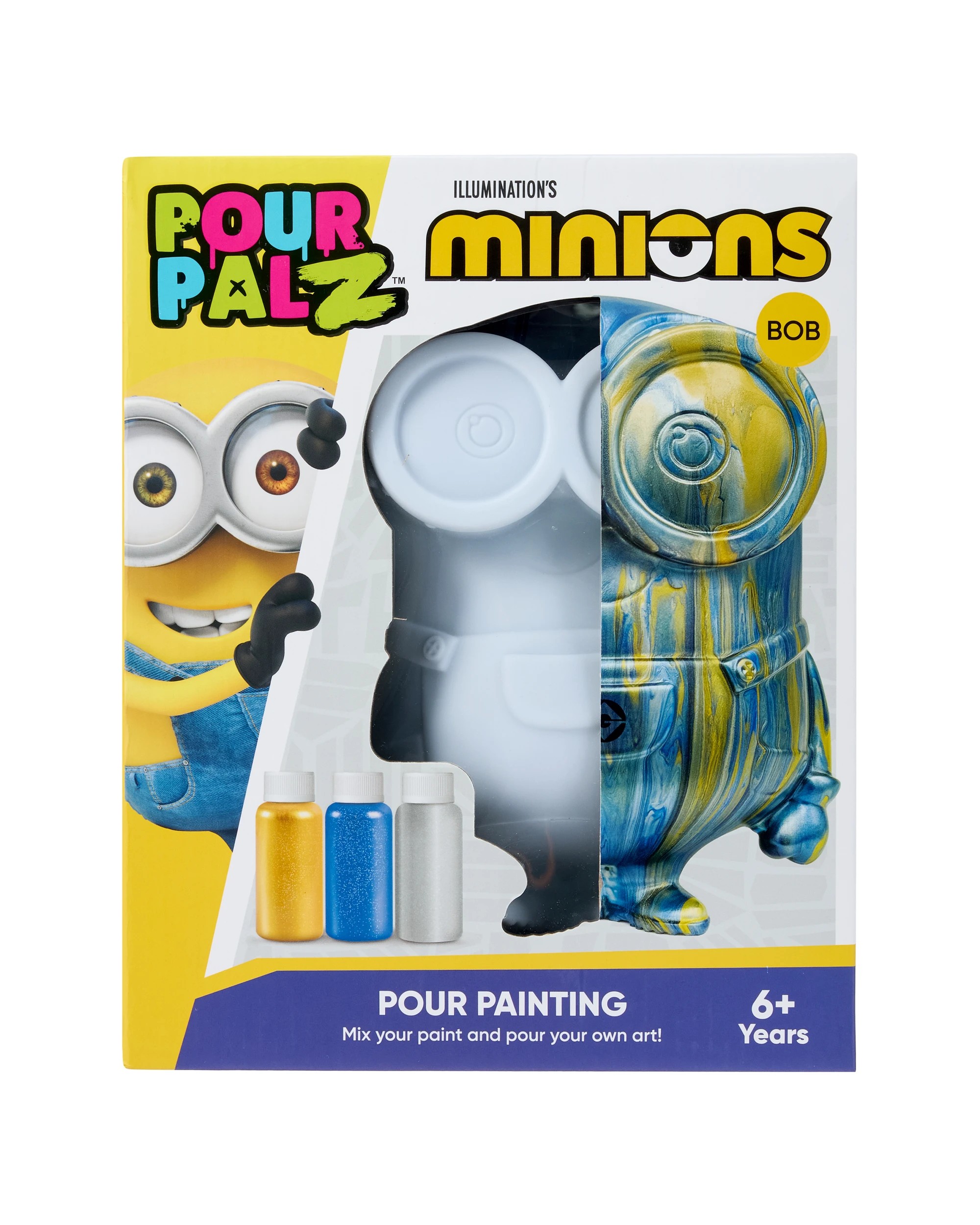 1 Pour Palz Illumination's Minions Large Bob Toy, 1 of 9