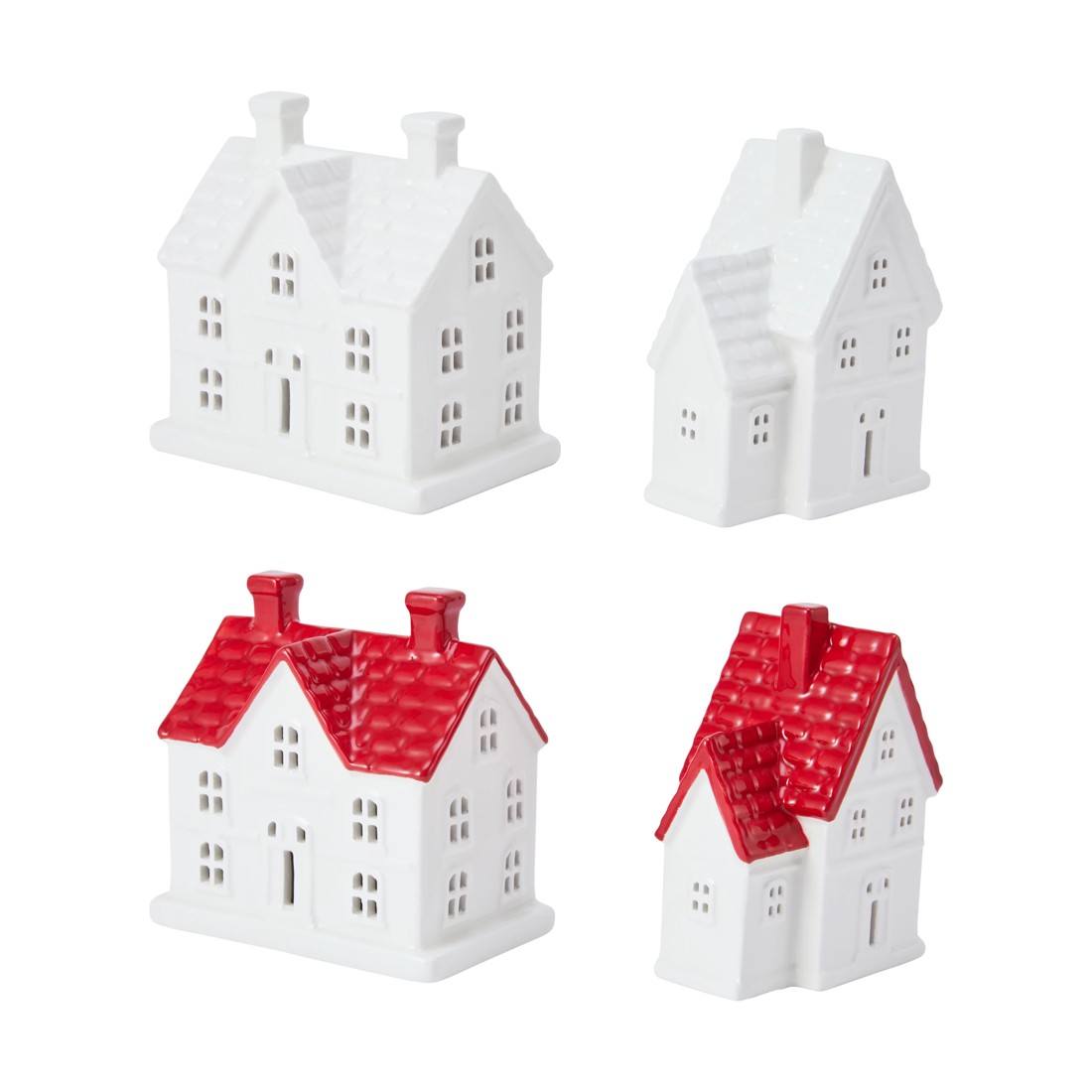 1 2 Pack Small Ceramic Houses - Assorted, 1 of 4