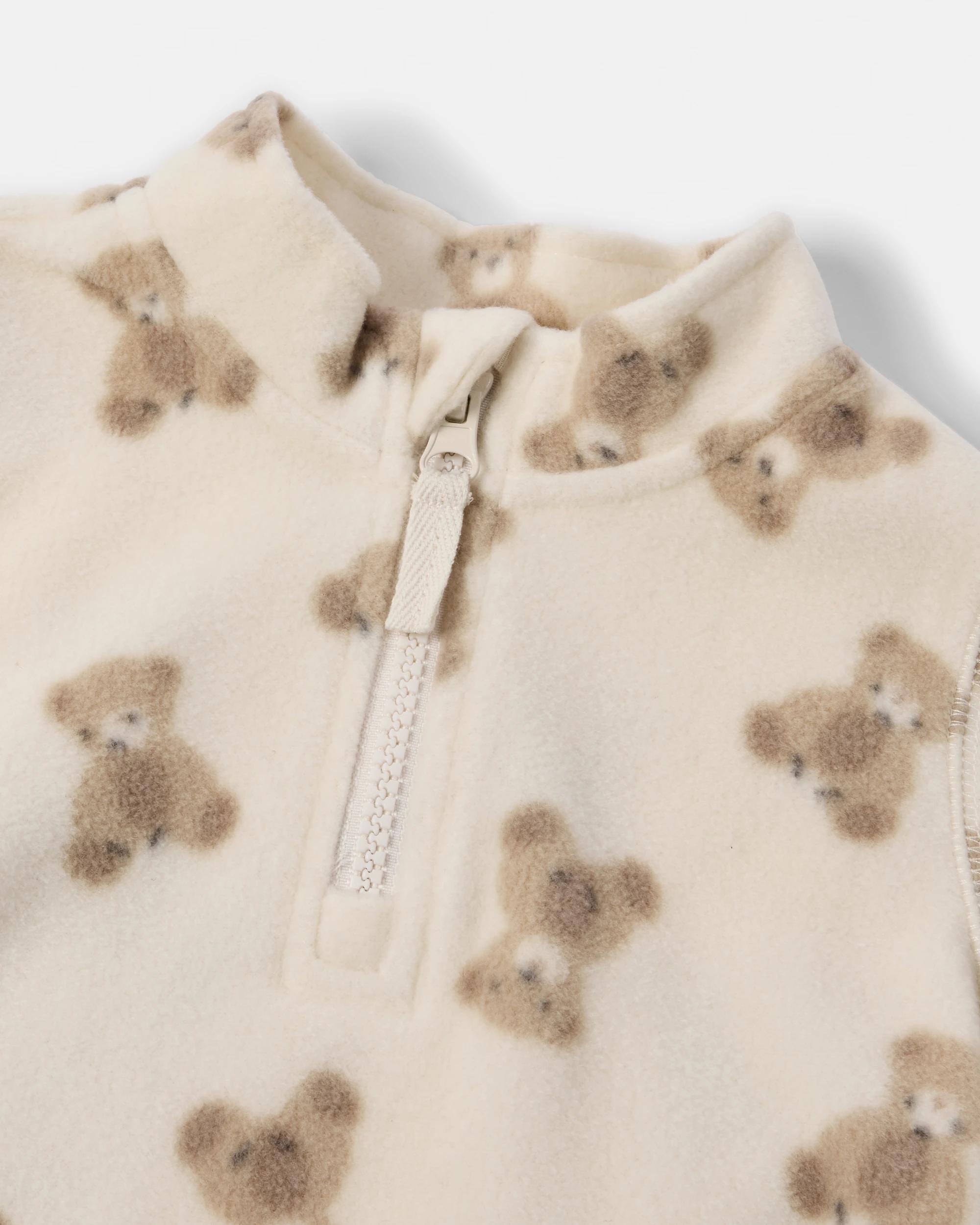 5 Polar Fleece Set Beig Bear, 5 of 6