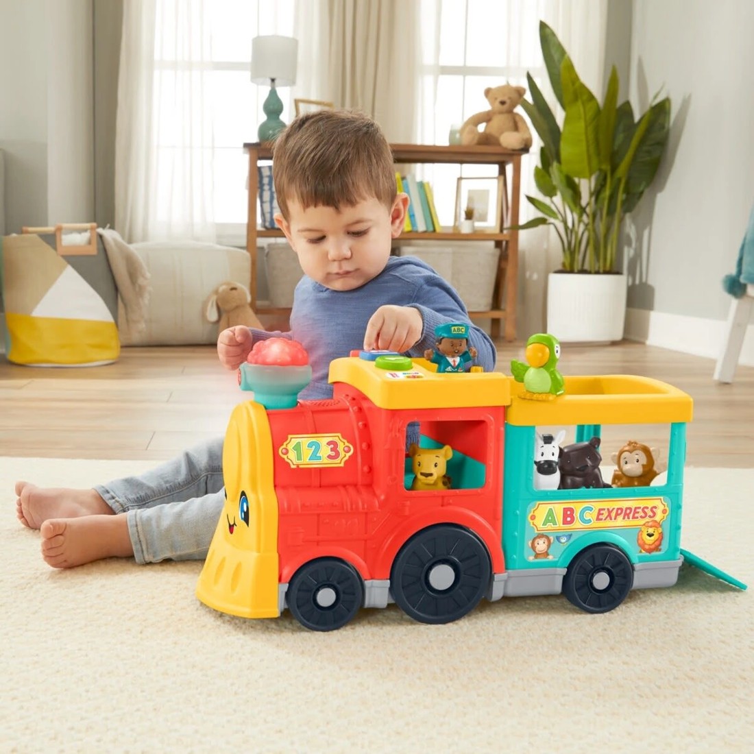 8 Fisher-Price Little People Big ABC Animal Train, 8 of 8