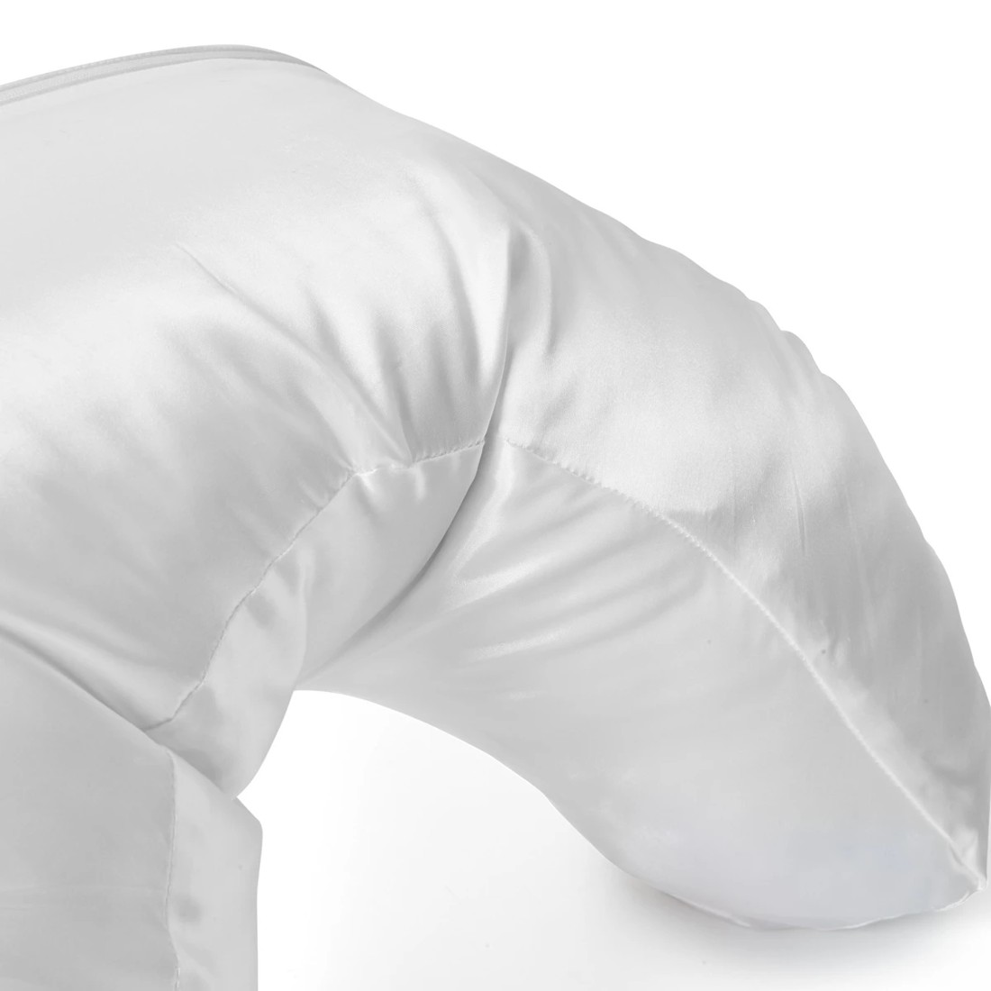 6 Satin Beauty Pillow - White, 6 of 7