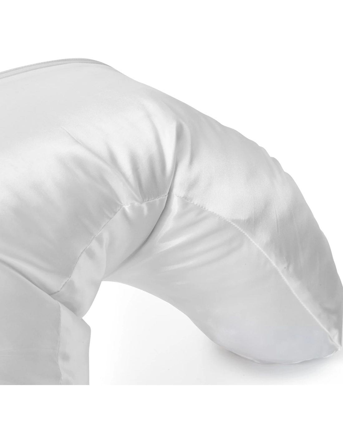 6 Satin Beauty Pillow - White, 6 of 7