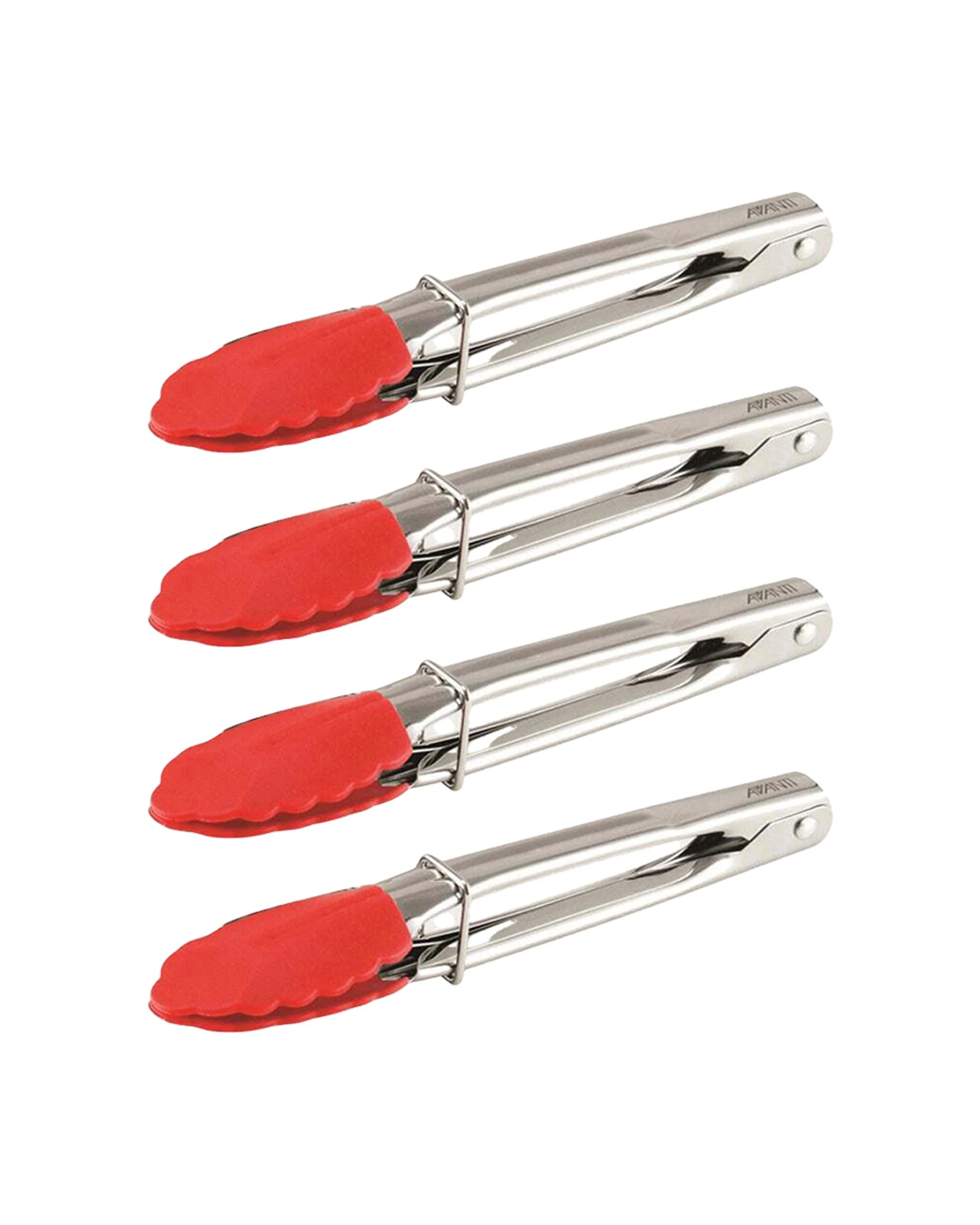 1 Avanti 4PK Mini Tongs Kitchen Frying Cooking Utensil Vacuum Insulated Leak - Assorted, 1 of 1