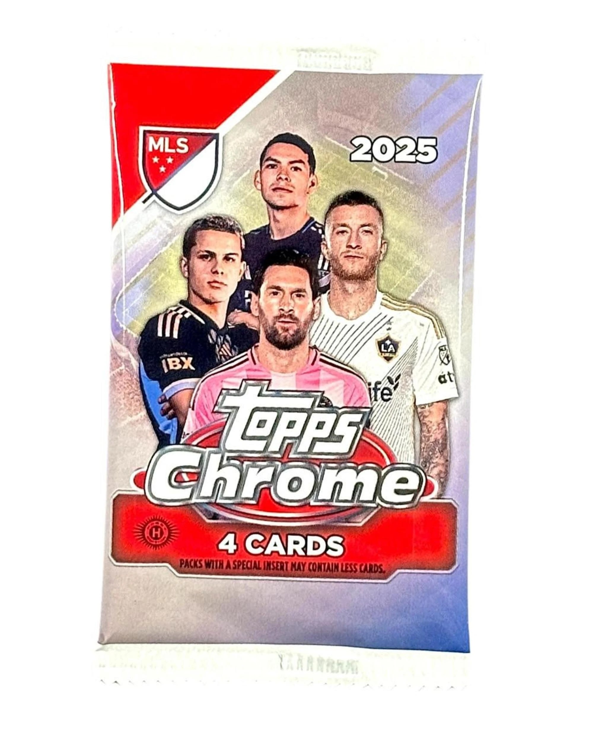 1 Topps Chrome MLS Major League Soccer 2025 Hobby Pack, 1 of 7