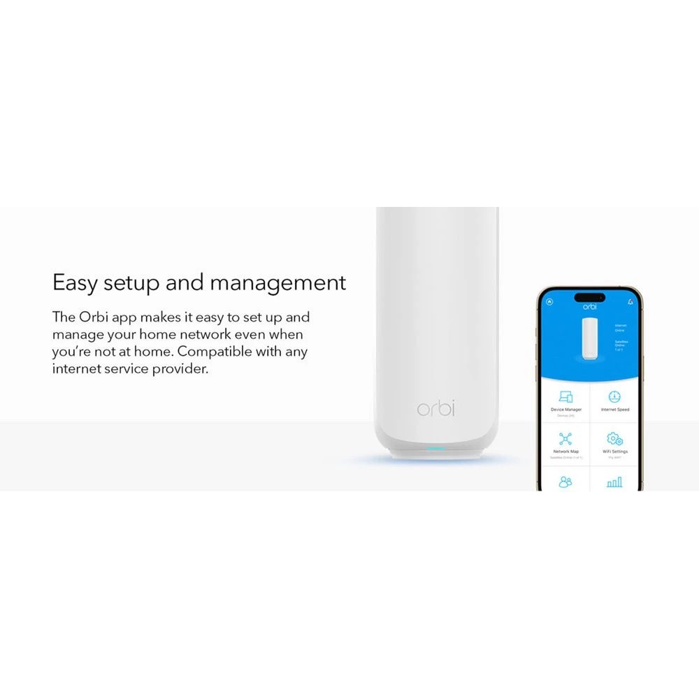 3 Netgear Orbi 370 Series Dual-band Mesh WiFi 7 Sat 2Pk, 3 of 6