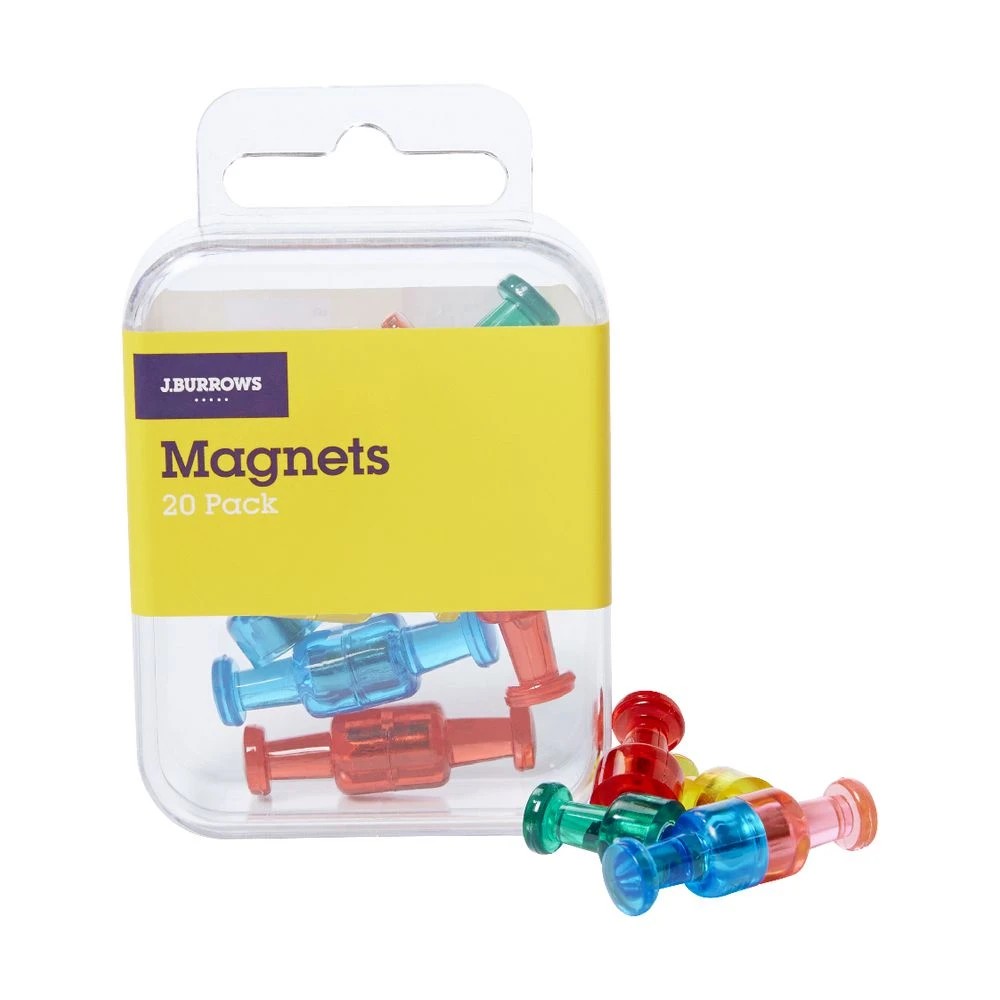 2 J.Burrows Pin Magnets Assorted 20 Pack, 2 of 3