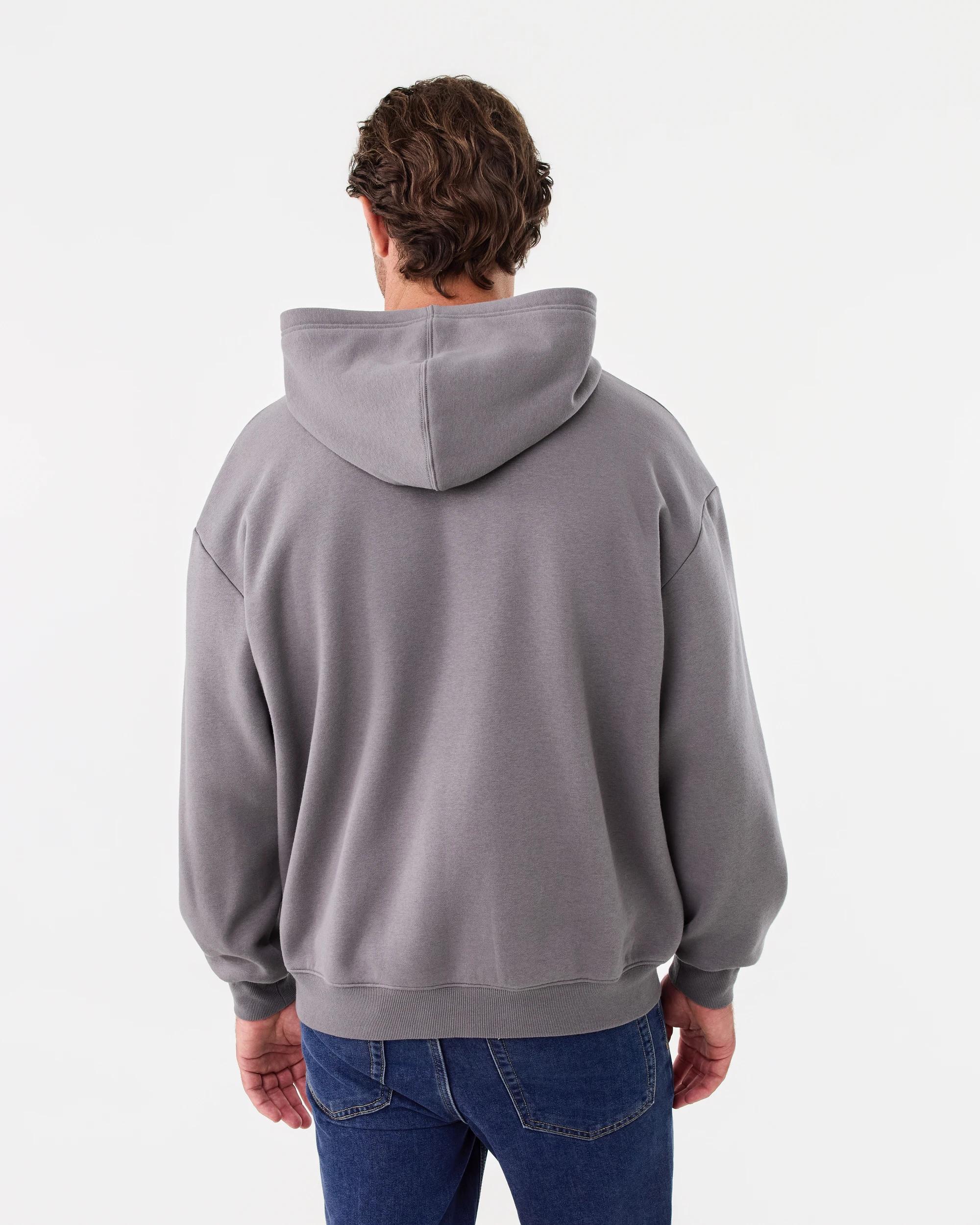 3 Relaxed Core Hoodie Gry Seal, 3 of 6
