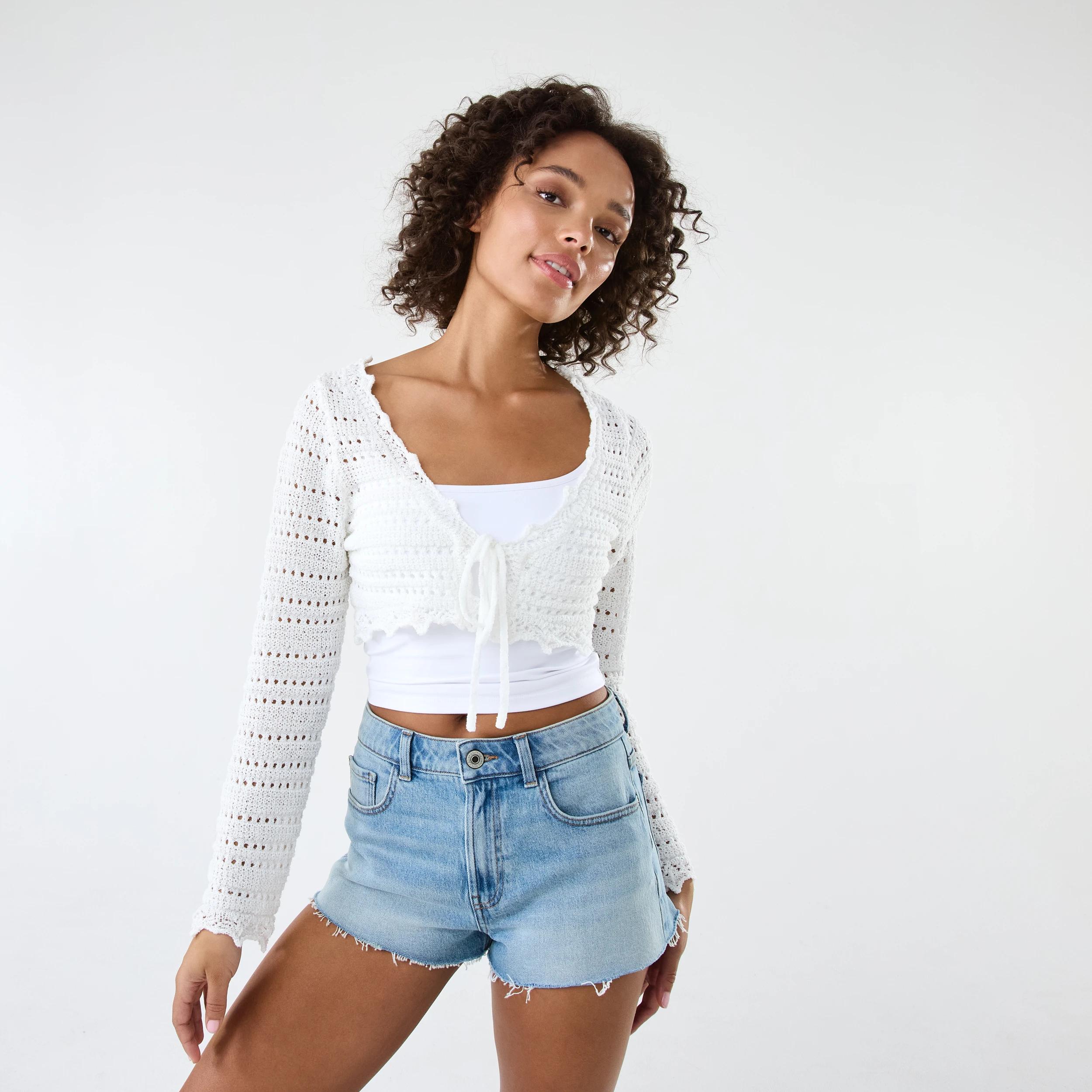 7 Denim Shorts Light Wash, 7 of 7