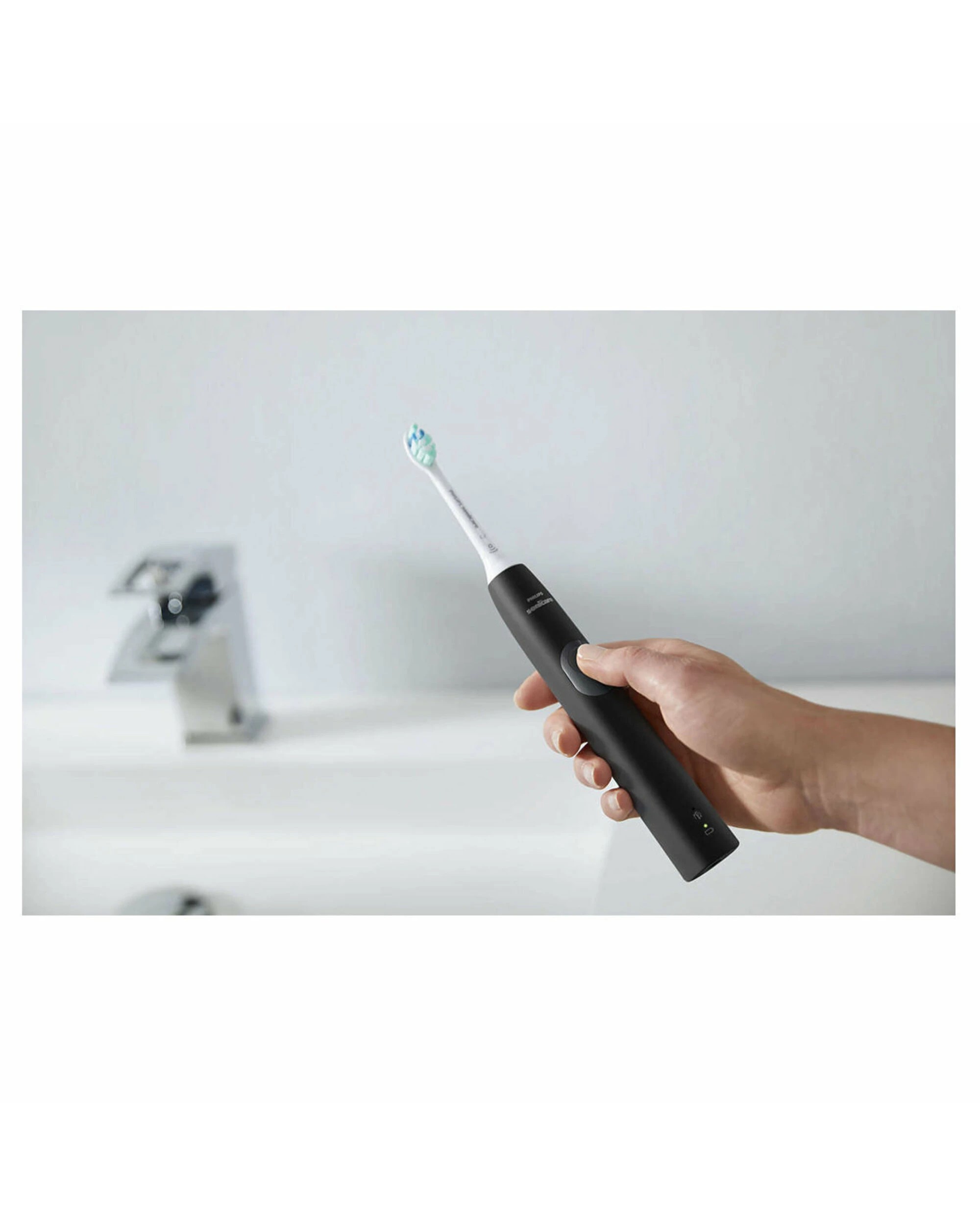 3 Philips Sonicare ProtectiveClean Plaque Defence Electric Toothbrush Black, 3 of 4