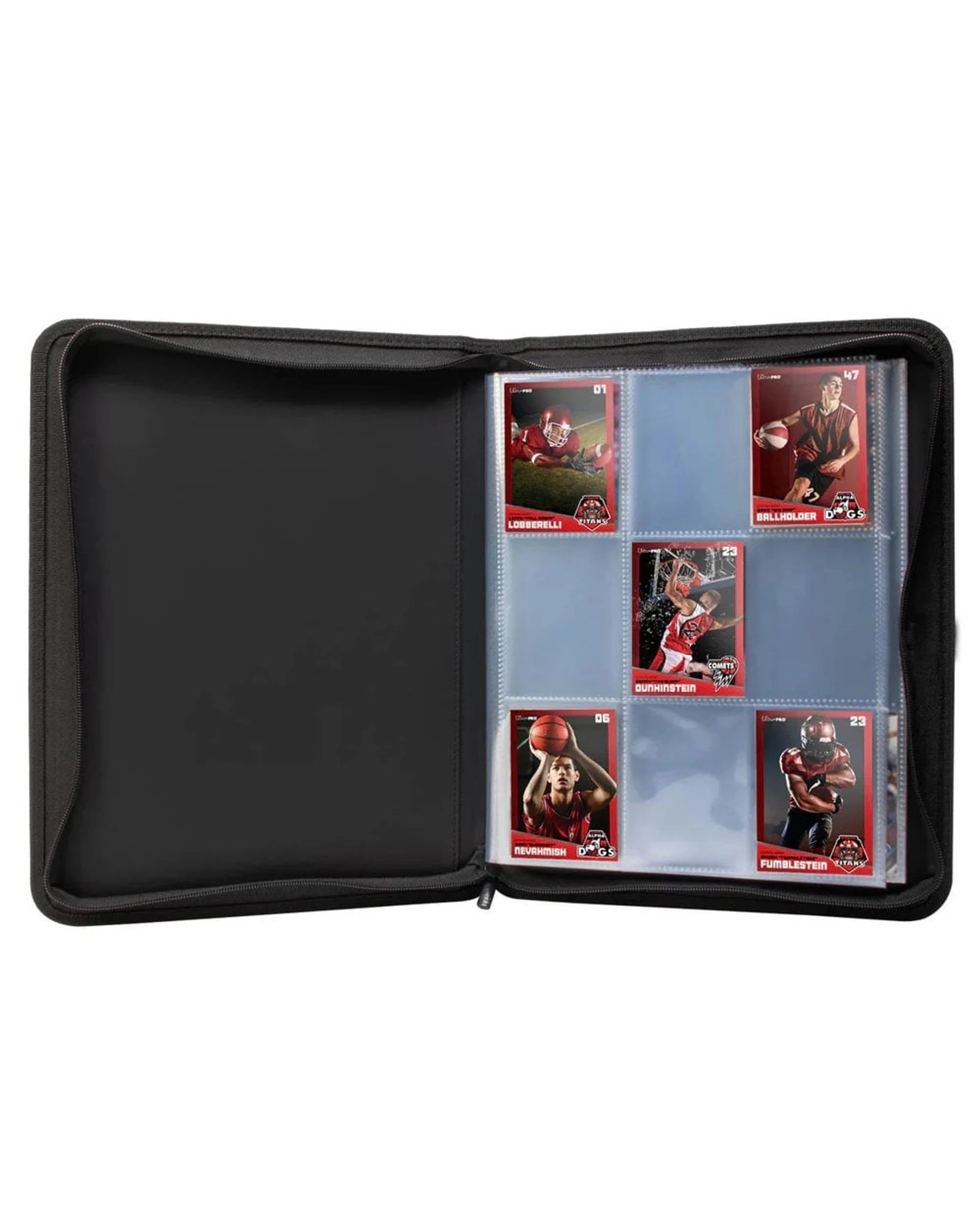 5 Ultra Pro 9-Pocket Zippered Premium Pro Binder - Black, 5 of 5