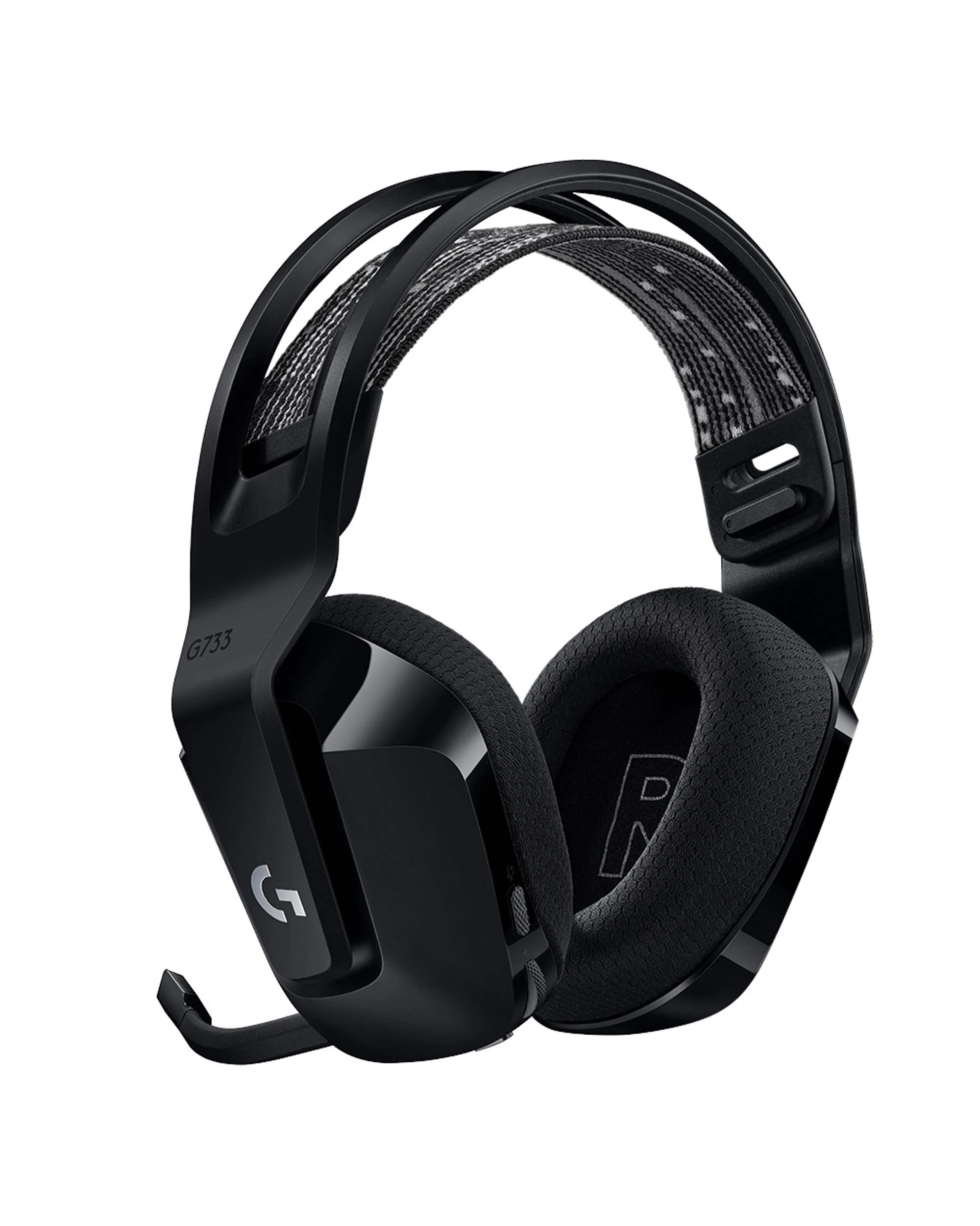 2 Logitech G733 Lightspeed Wireless RGB Gaming Headset - Black, 2 of 3