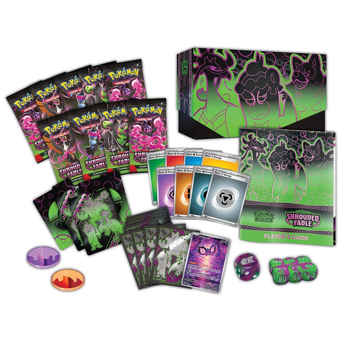 5 Pokemon Trading Card Game: Scarlet & Violet Shrouded Fable Elite Trainer Box, 5 of 6