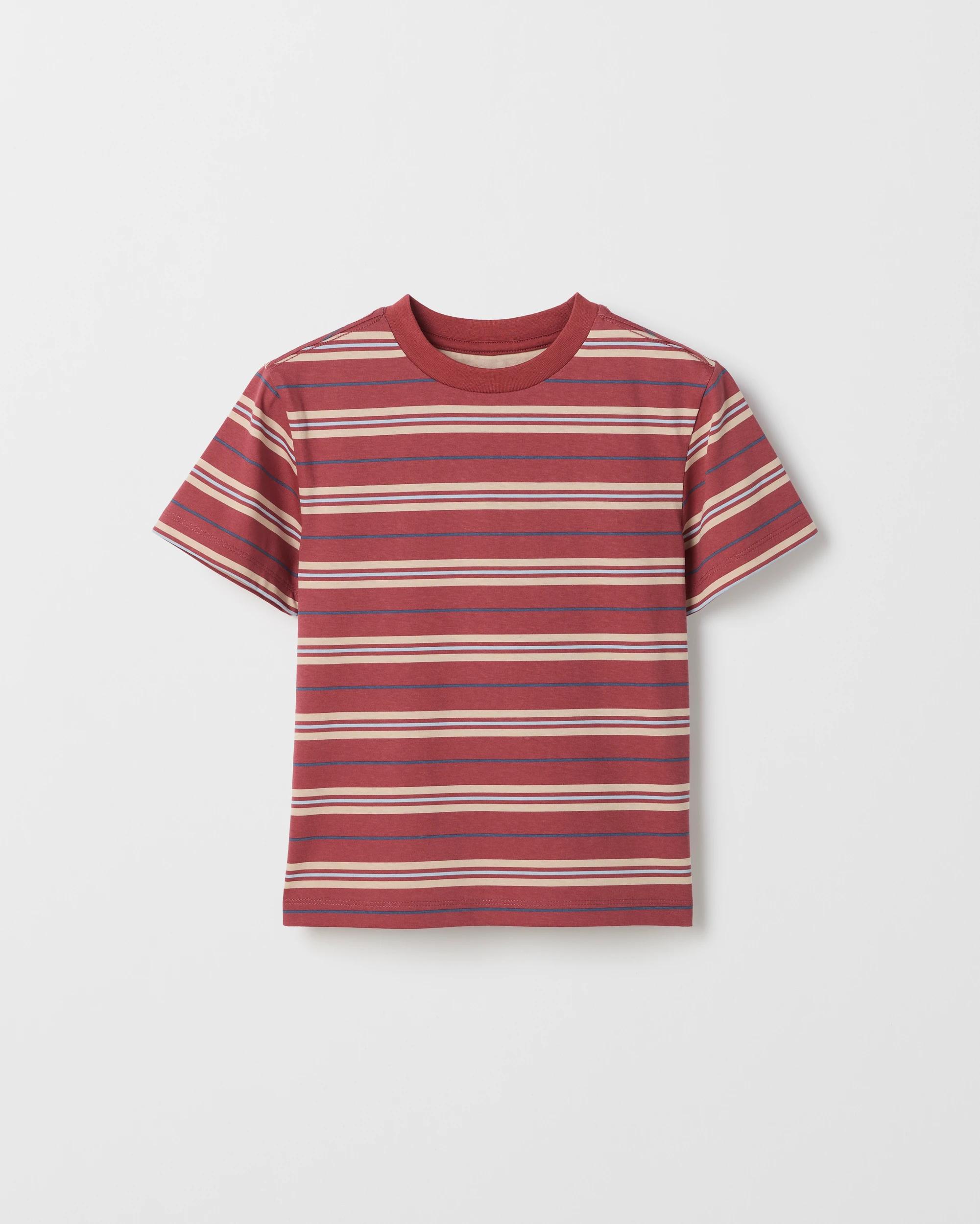 3 Target Kids Australian Cotton Blend 3 Pack T-Shirt MOCHA, 3 of 5
