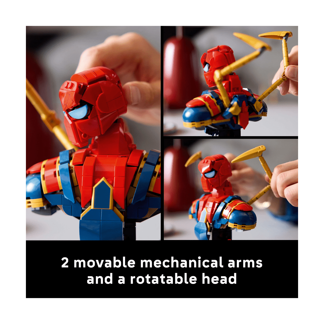 5 LEGO Super Heroes Iron Spider-Man Bust 76326, 5 of 10