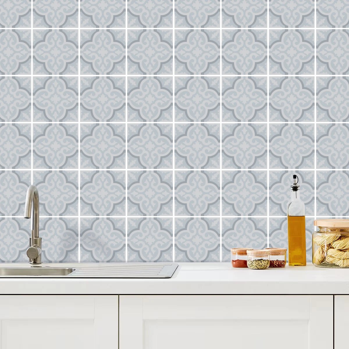 2 5 Pack Self Adhesive 3D Tiles - Mosaic, 2 of 5