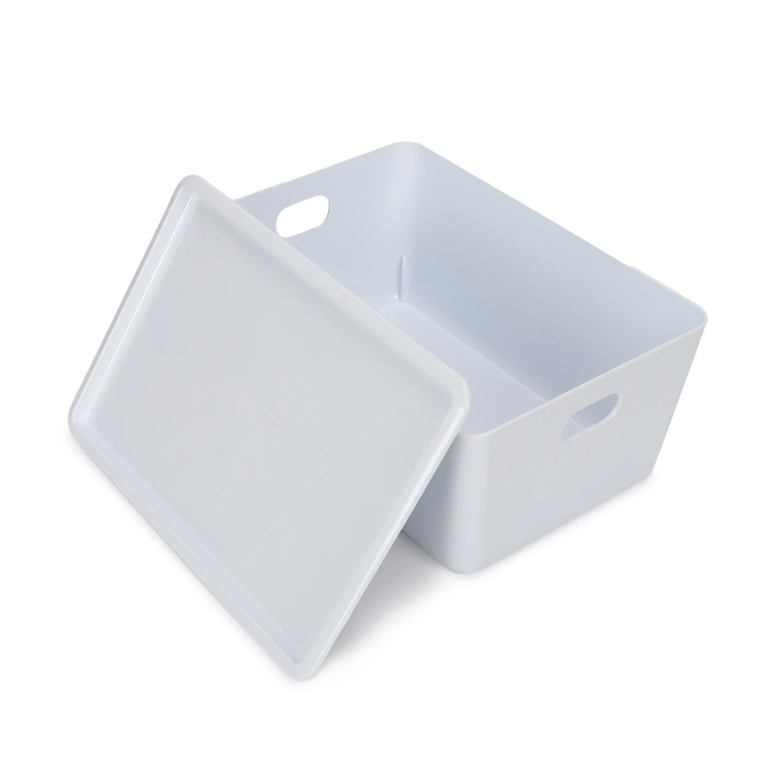 1 4L Smooth and Shiny Plastic Tub - White, 1 of 8