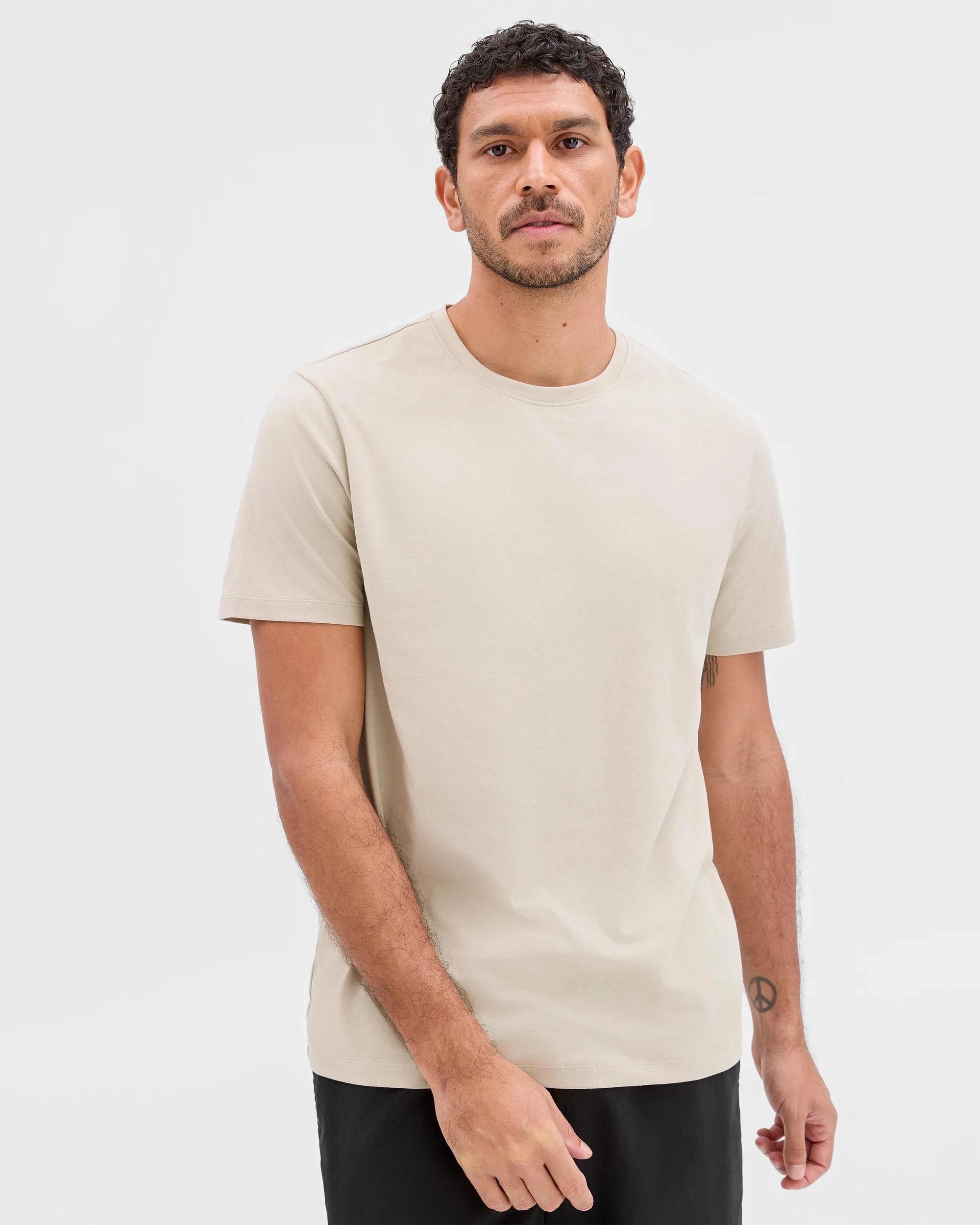 3 Target Australian Cotton T-Shirt AGATE GREY, 3 of 6