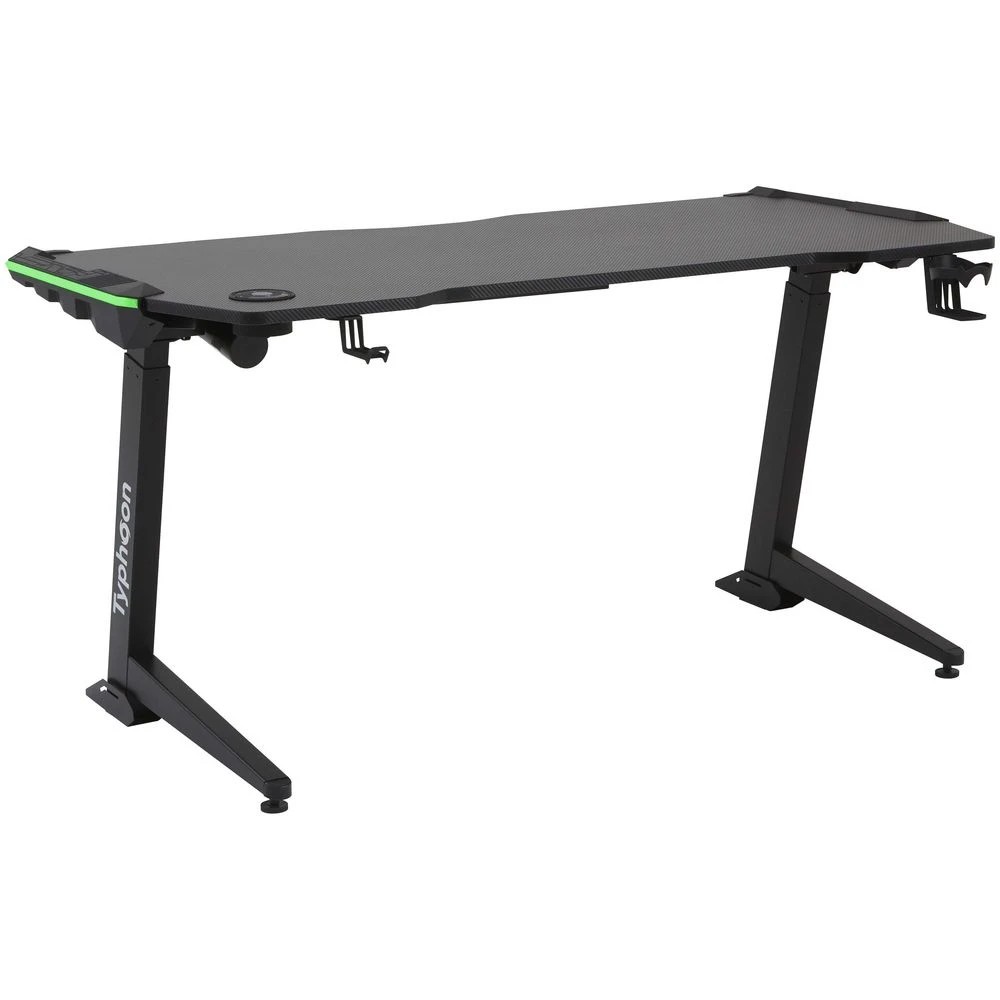 2 Typhoon Ultimate Gaming Electric Sit-Stand Desk 1500mm Black Desks, Tables and Workstations, 2 of 10