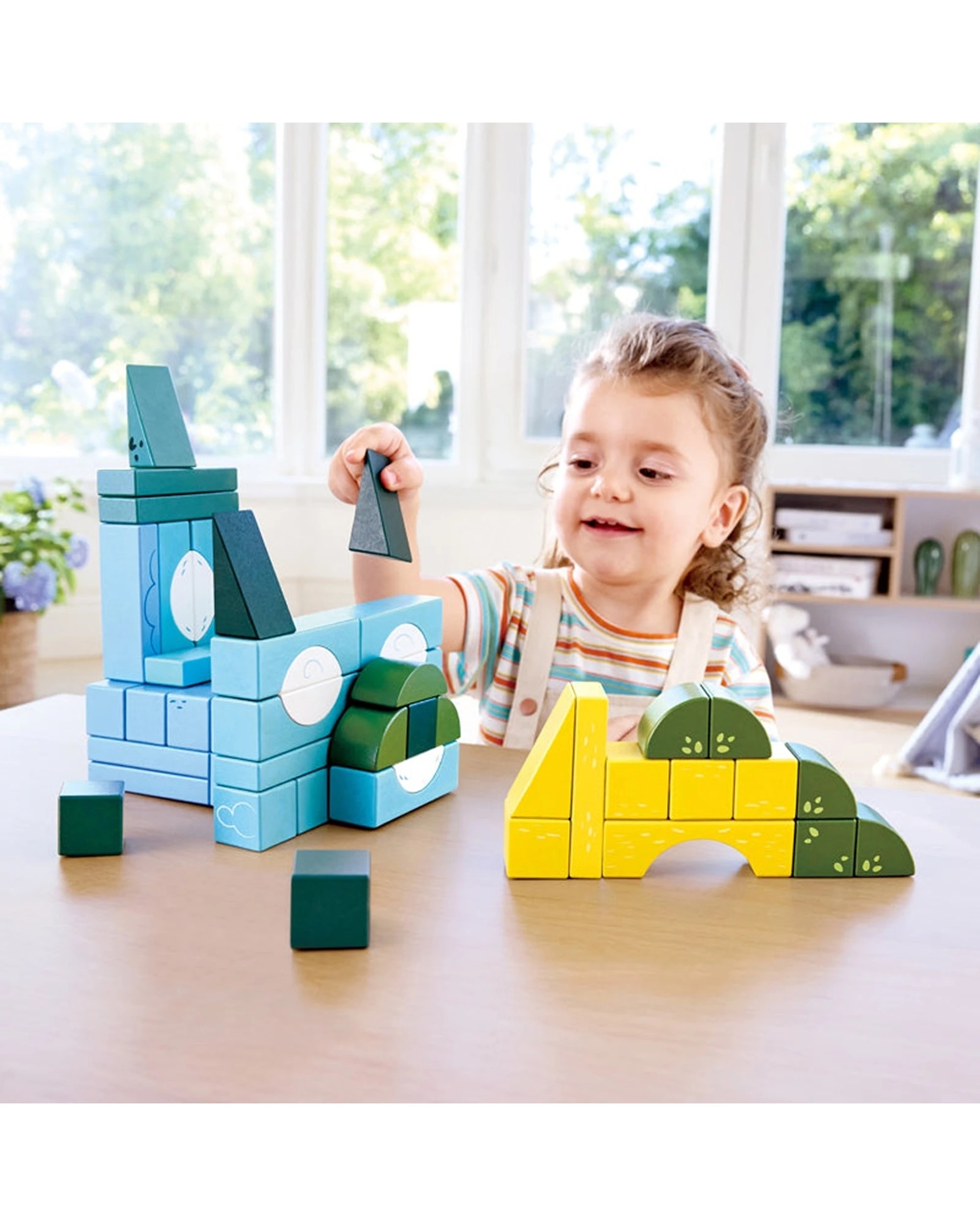 3 Hape Van Gogh Building Block Set of 76 Colourful Creative Play Educational Toy Plastic Set - Multi, 3 of 3
