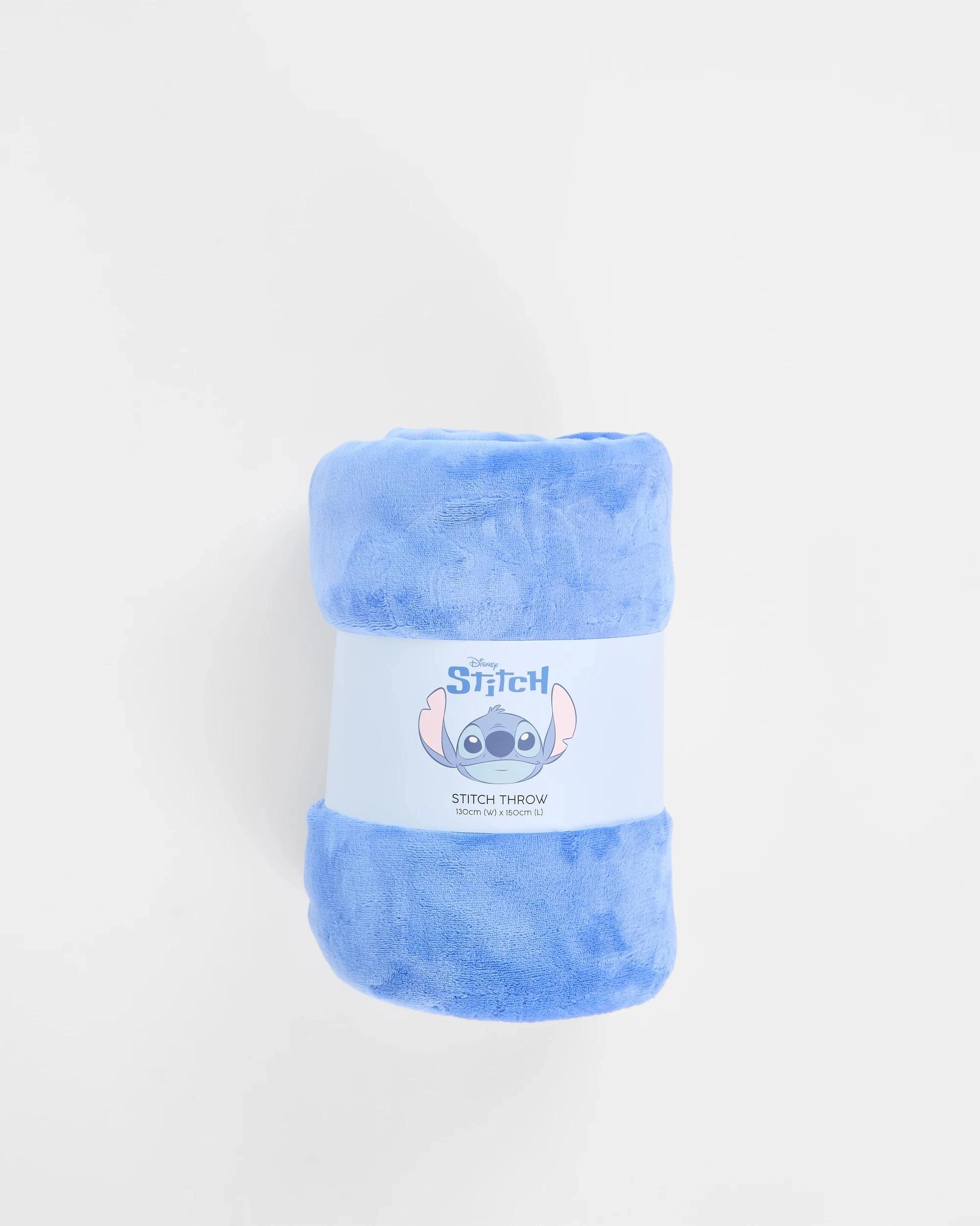 4 Disney Stitch Throw - Queen Bed - Blue, 4 of 4