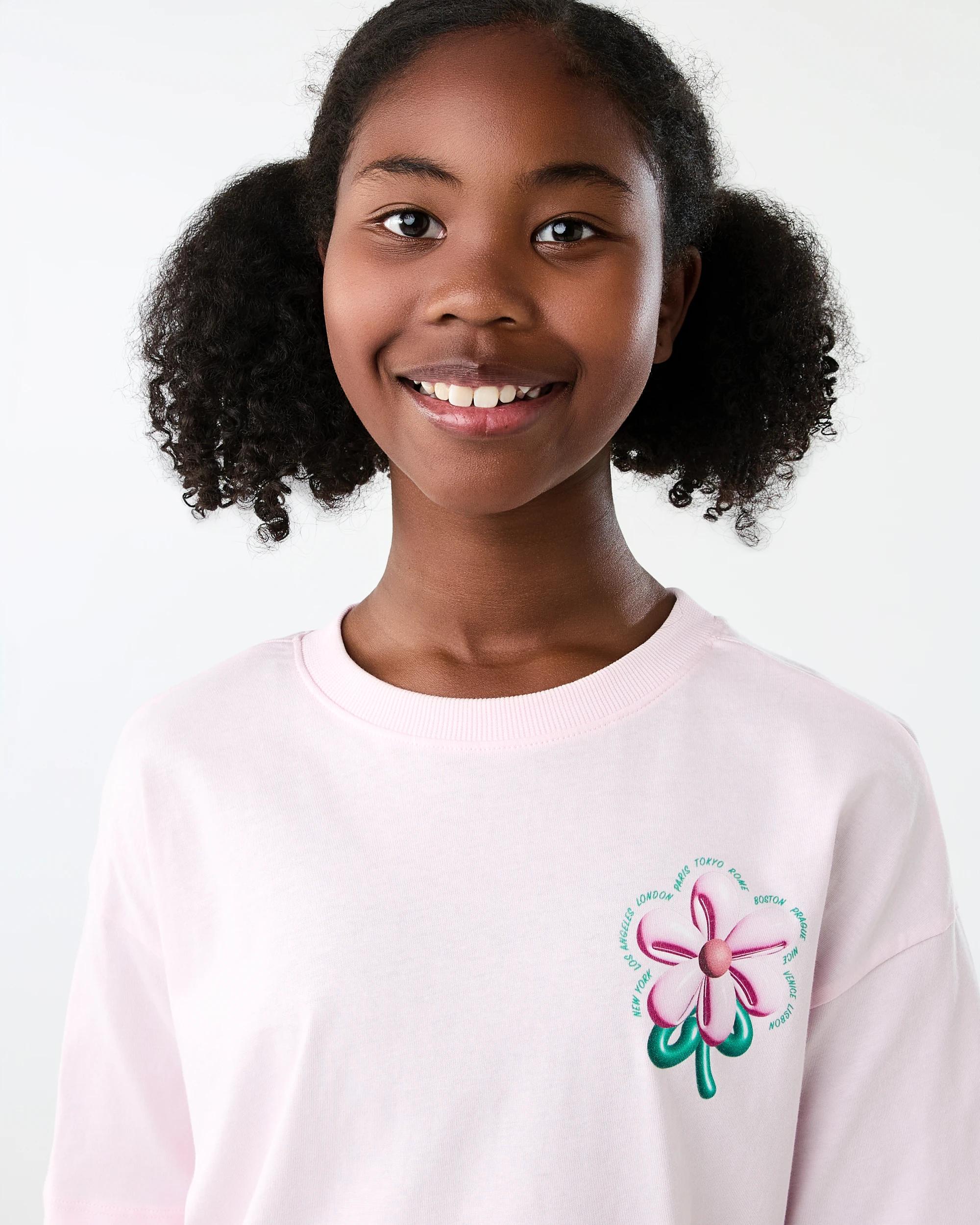3 Oversized T-shirt Pnk Flower, 3 of 8