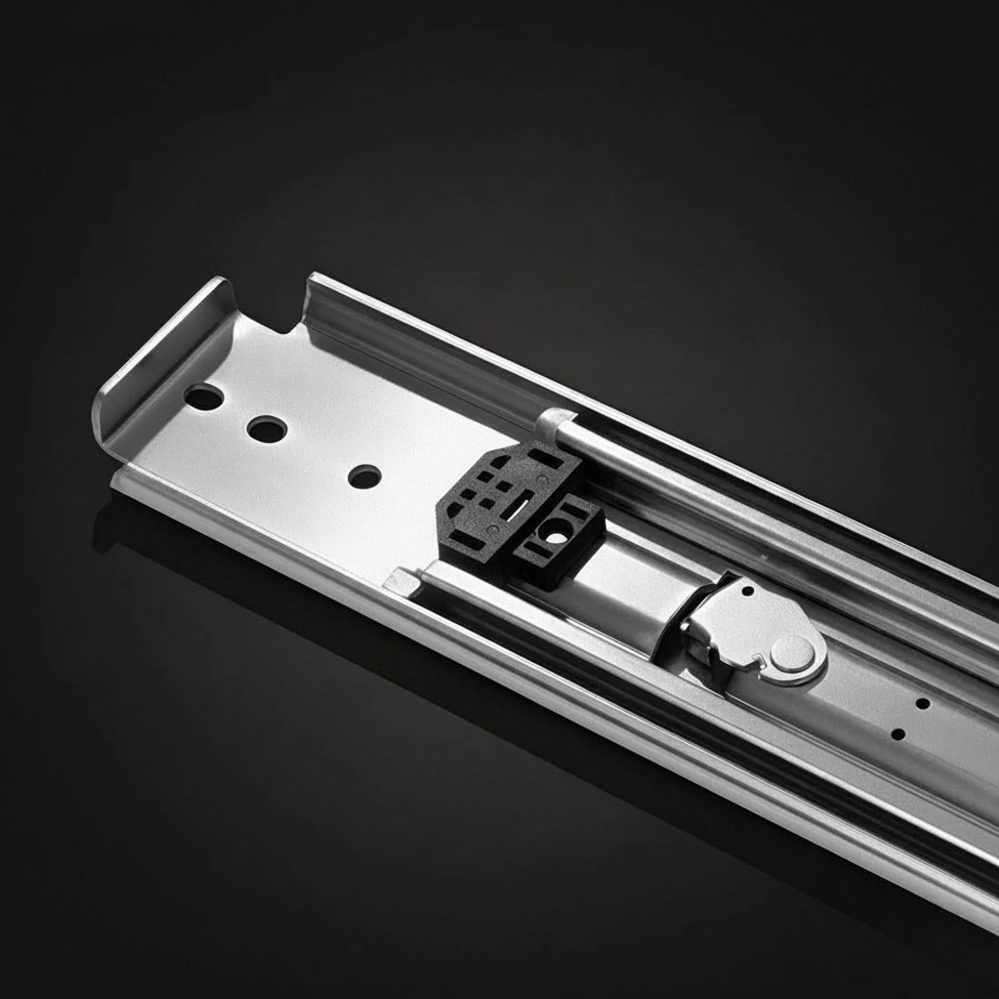 6 Giantz 2x Drawer Slides Full Extension Locking 227kg 914-1829mm Length - Silver, 6 of 8