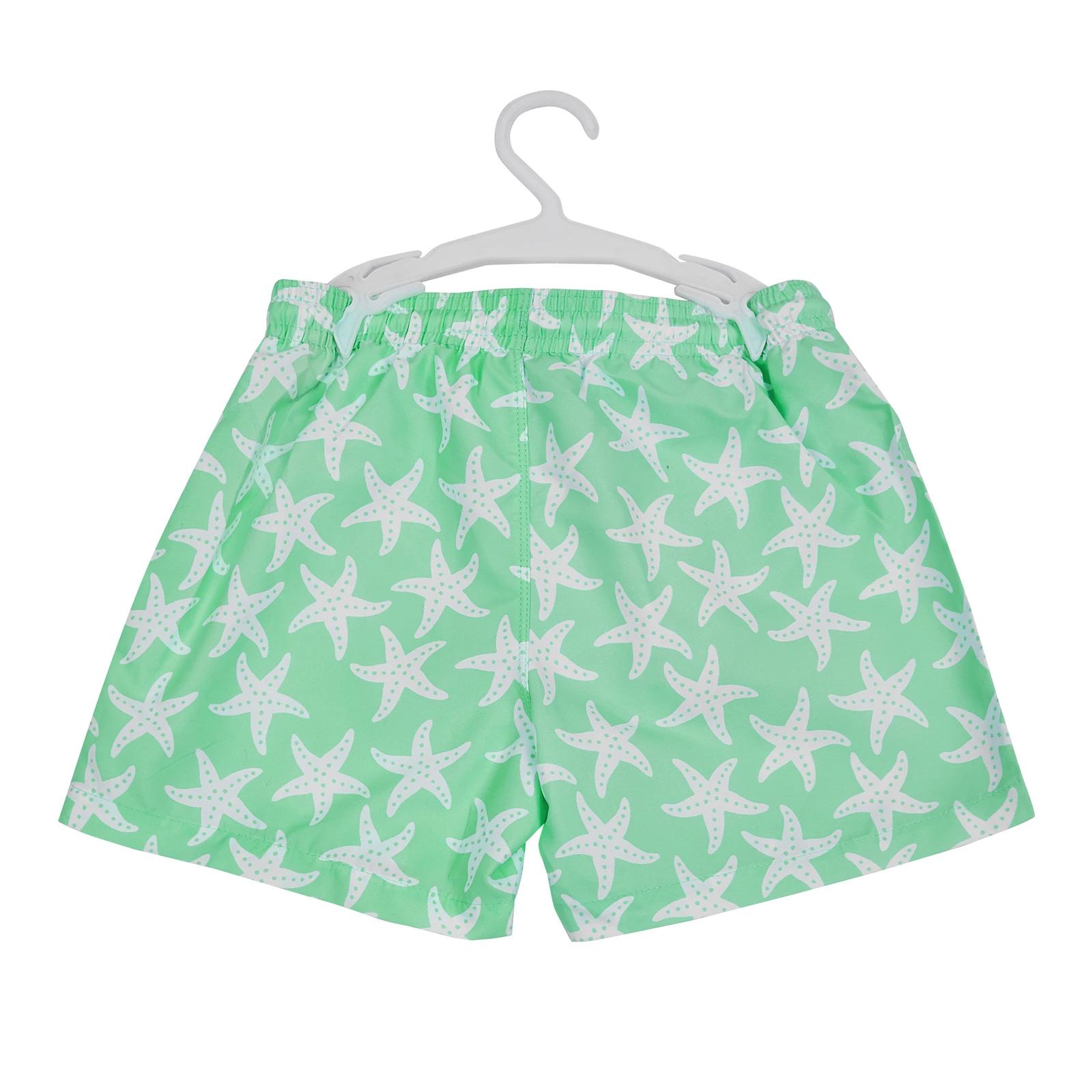 2 Big softies Swim shorts - Green Starfish , 2 of 5