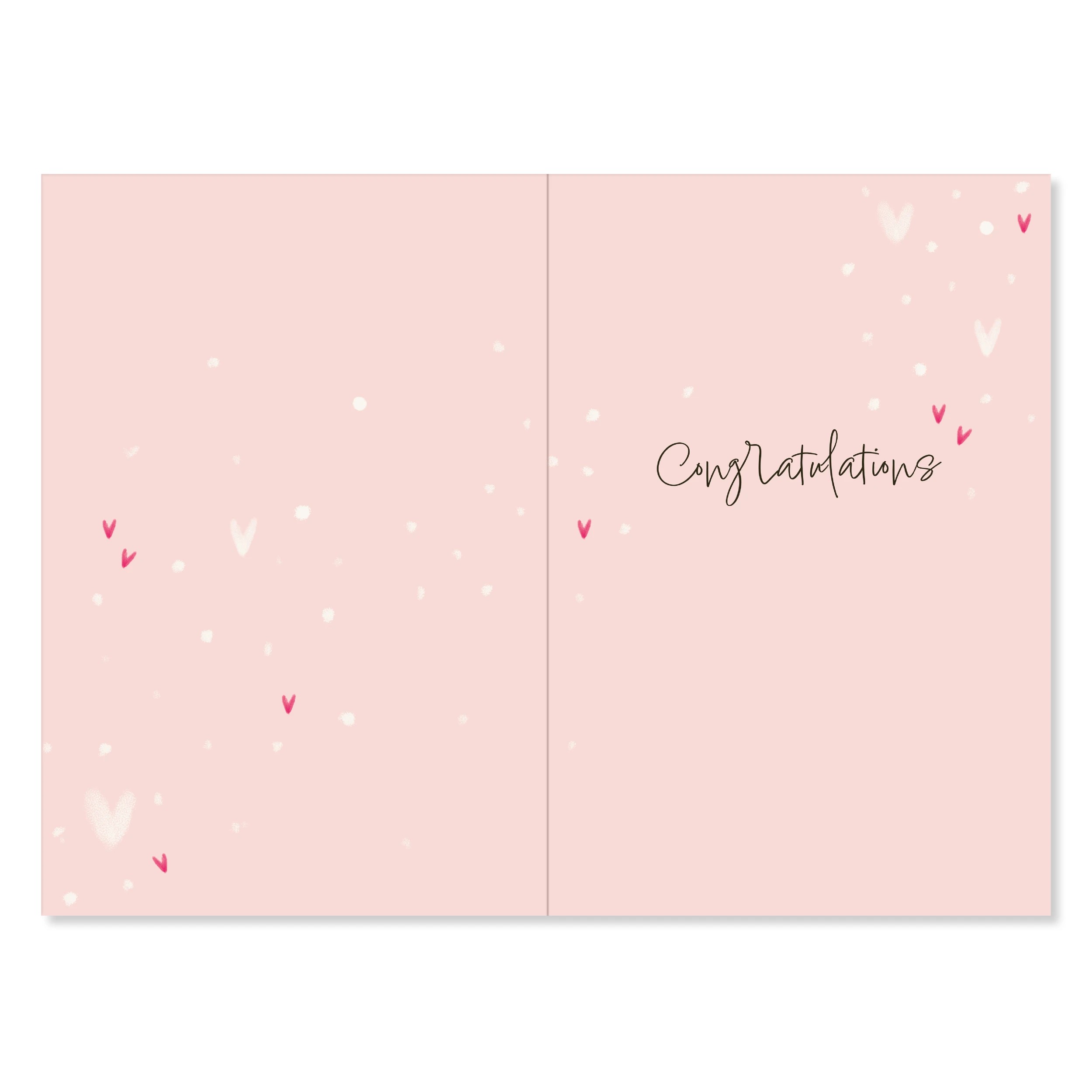 2 Hallmark Wedding Card - Blue Confetti, 2 of 3