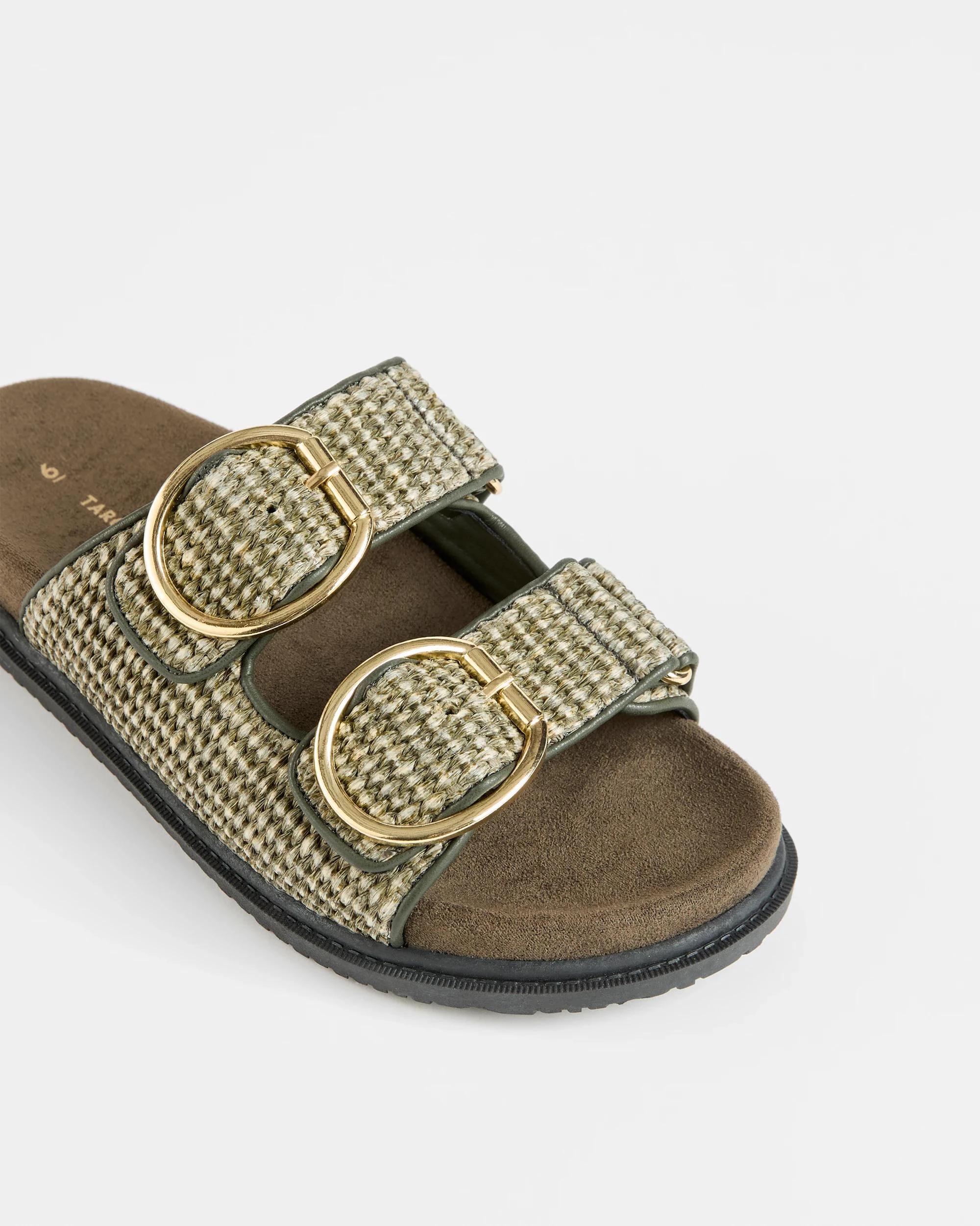 2 Target Woman Womens Textured Strap Moulded Sandal - Talia KHAKI, 2 of 3