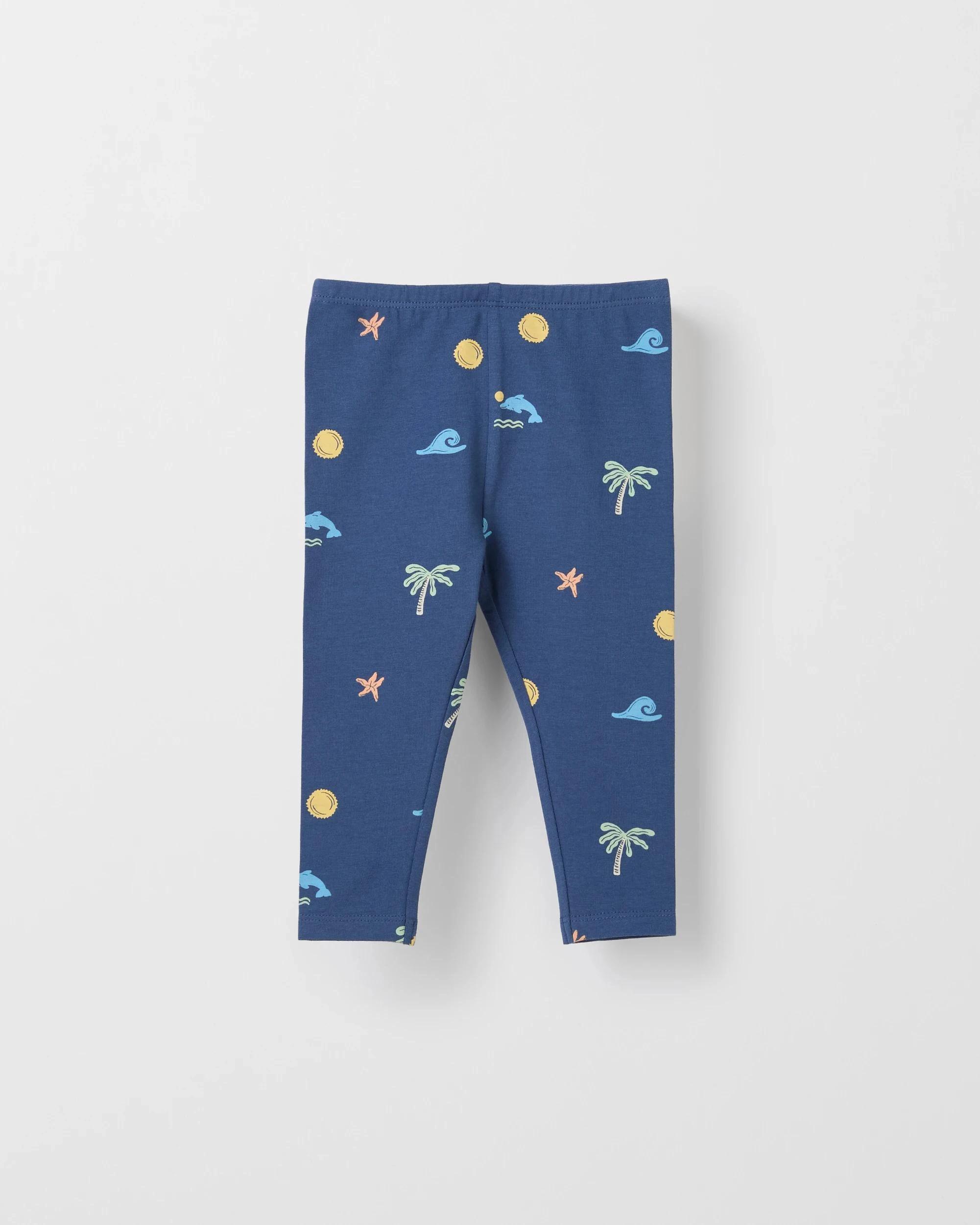 4 Target Baby Organic Cotton Baby Print Leggings 3 Pack BEACH ICONS, 4 of 4