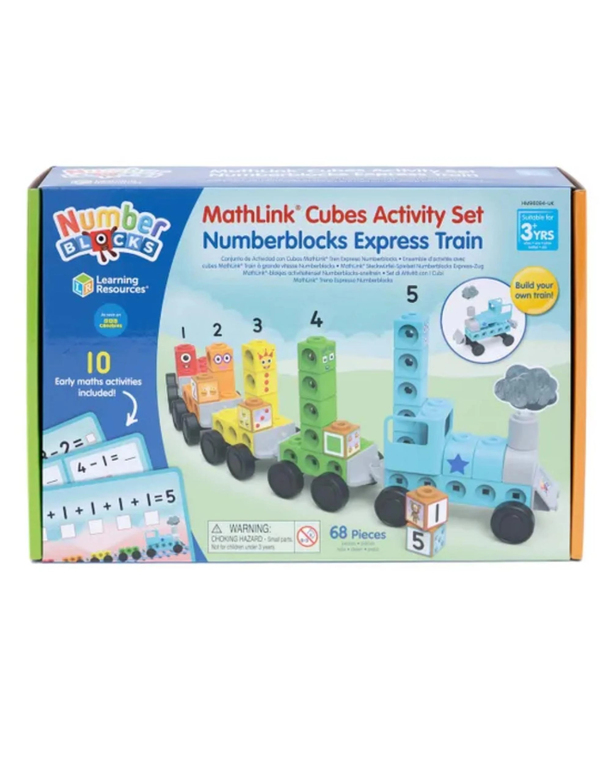 1 NumberBlocks Express Train MathLink Cube Activity Set, 1 of 4